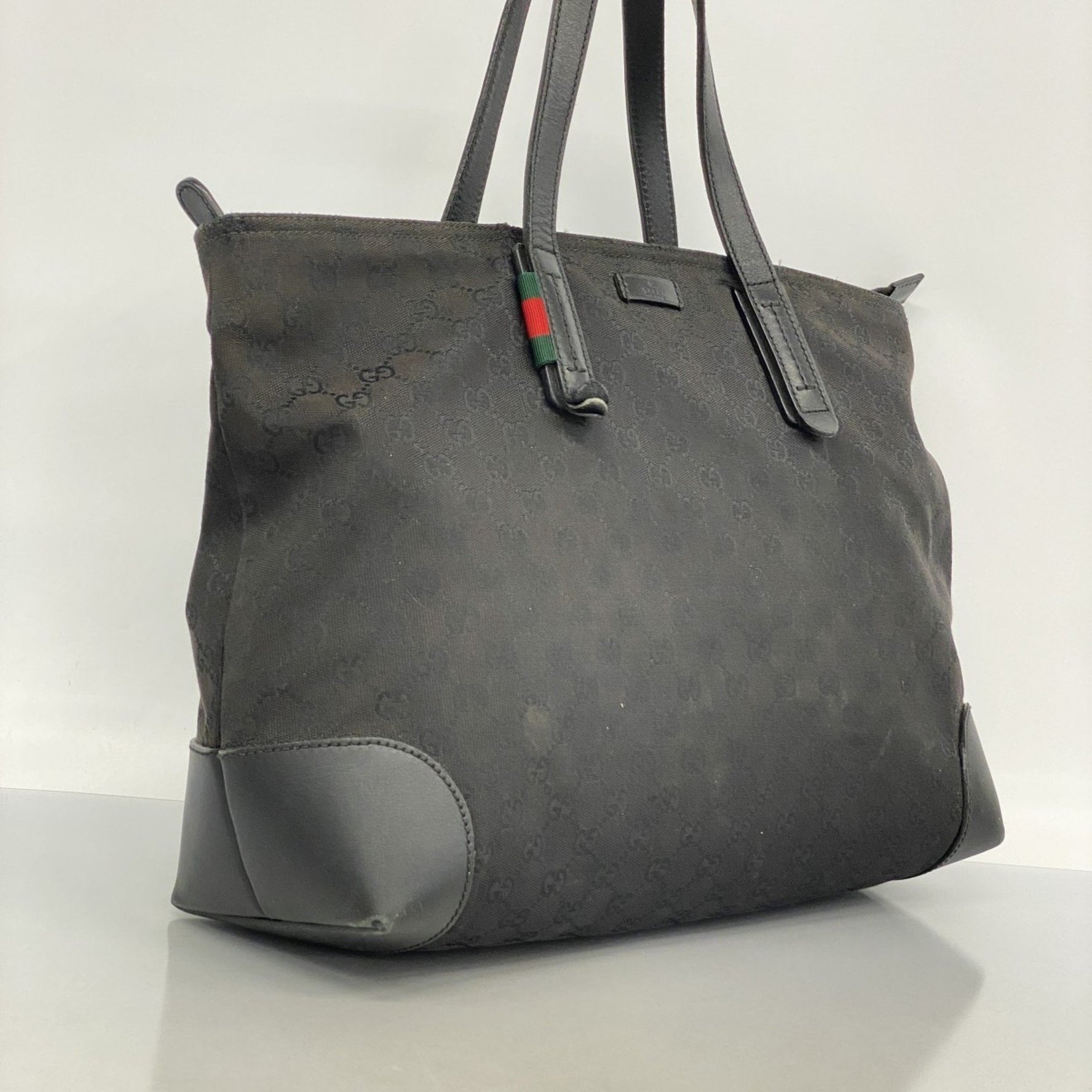 Gucci Tote Bag GG Canvas Sherry Line