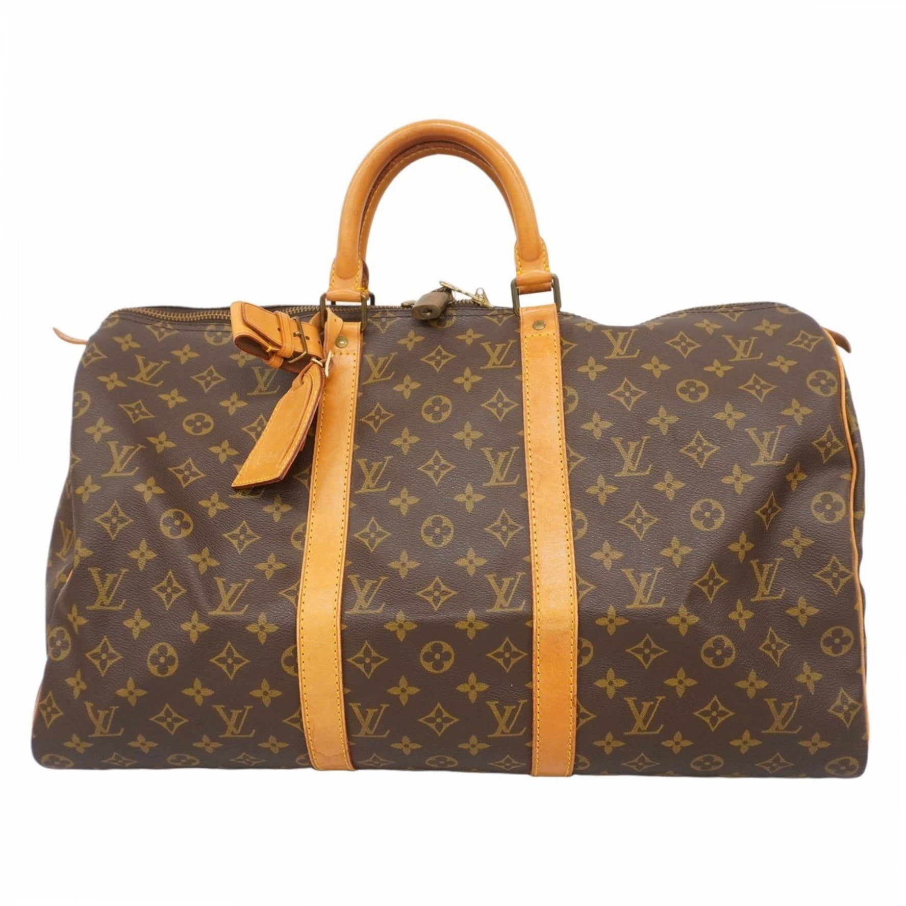 Louis Vuitton Monogram Keepall 50 Boston Bag Men's and