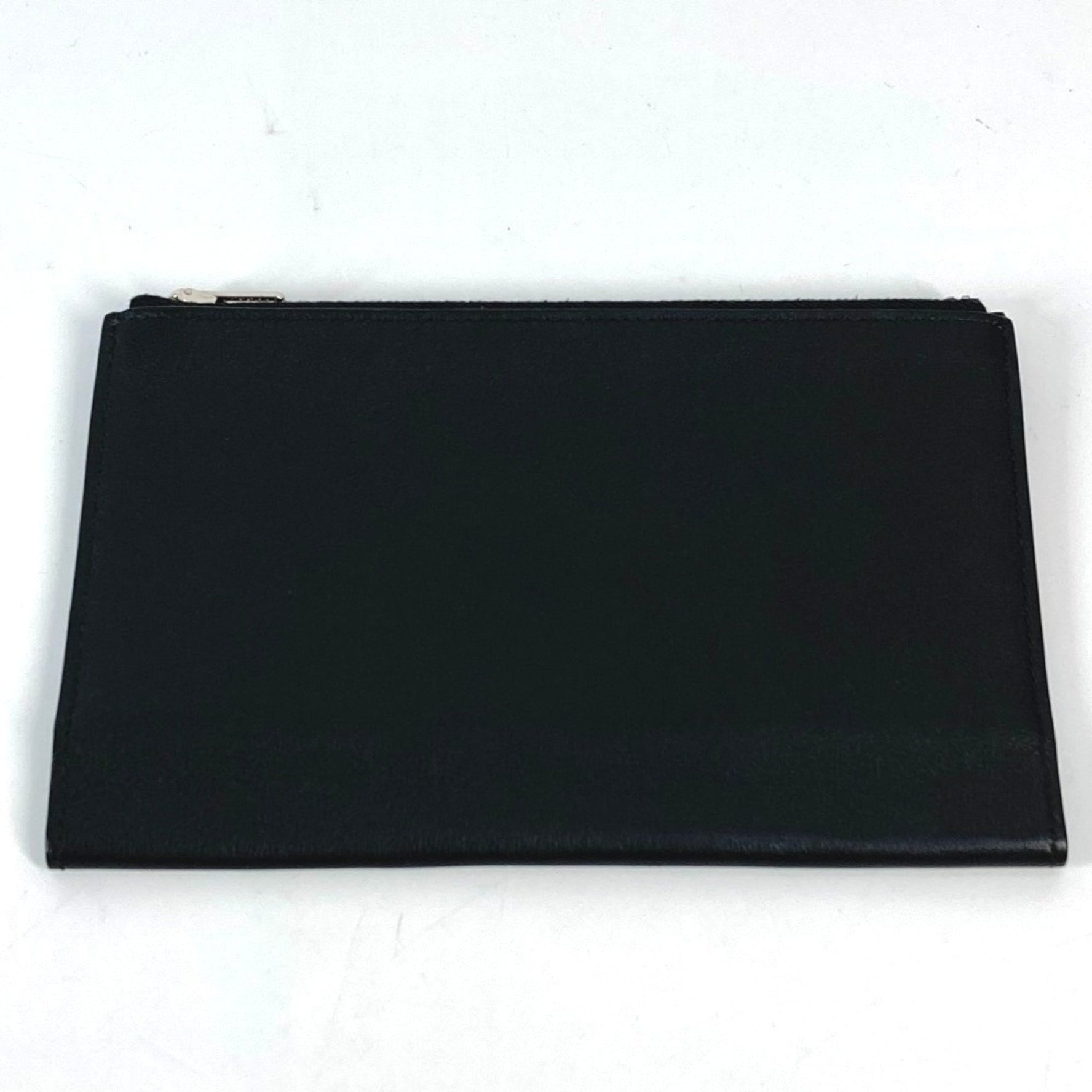 HERMES Stationery Notepad "EA Zip" PM Memo Cover Case Note Leather Men's