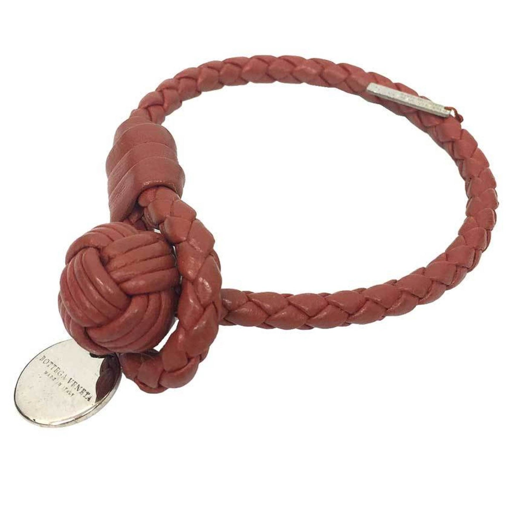BOTTEGA VENETA Intrecciato Bracelet Terracotta Bottega