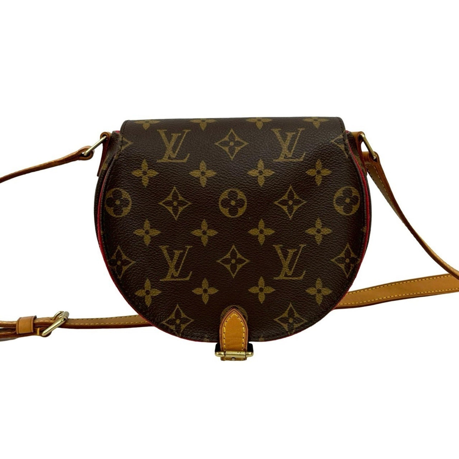 Nearly unused LOUIS VUITTON Tan Blanc Monogram Leather Shoulder Bag/Pochette/Sacoche in