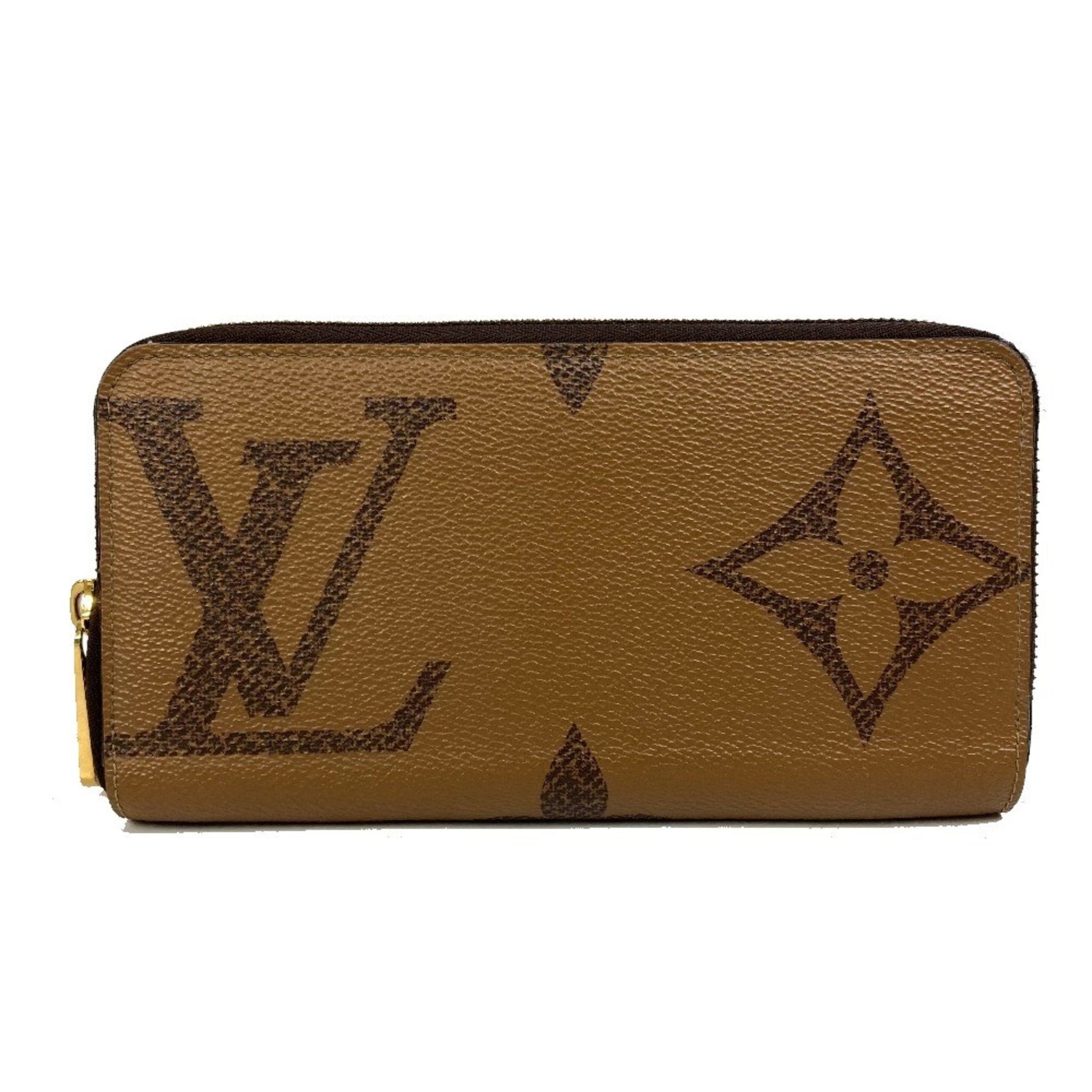 Louis Vuitton Monogram Giant Zippy Wallet, Round Zipper Long Canvas