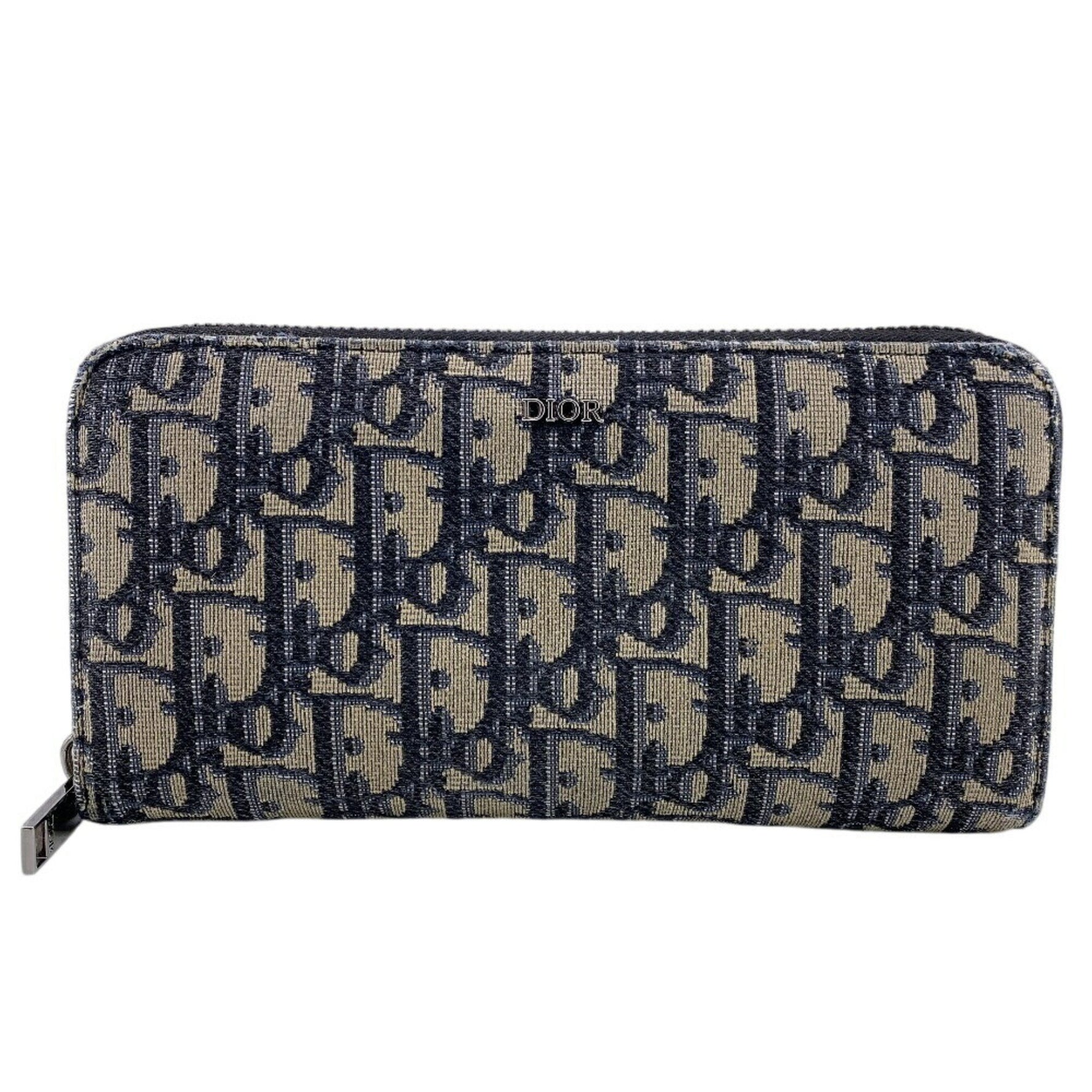 Christian Dior Round Trotter Long Wallet, Unisex