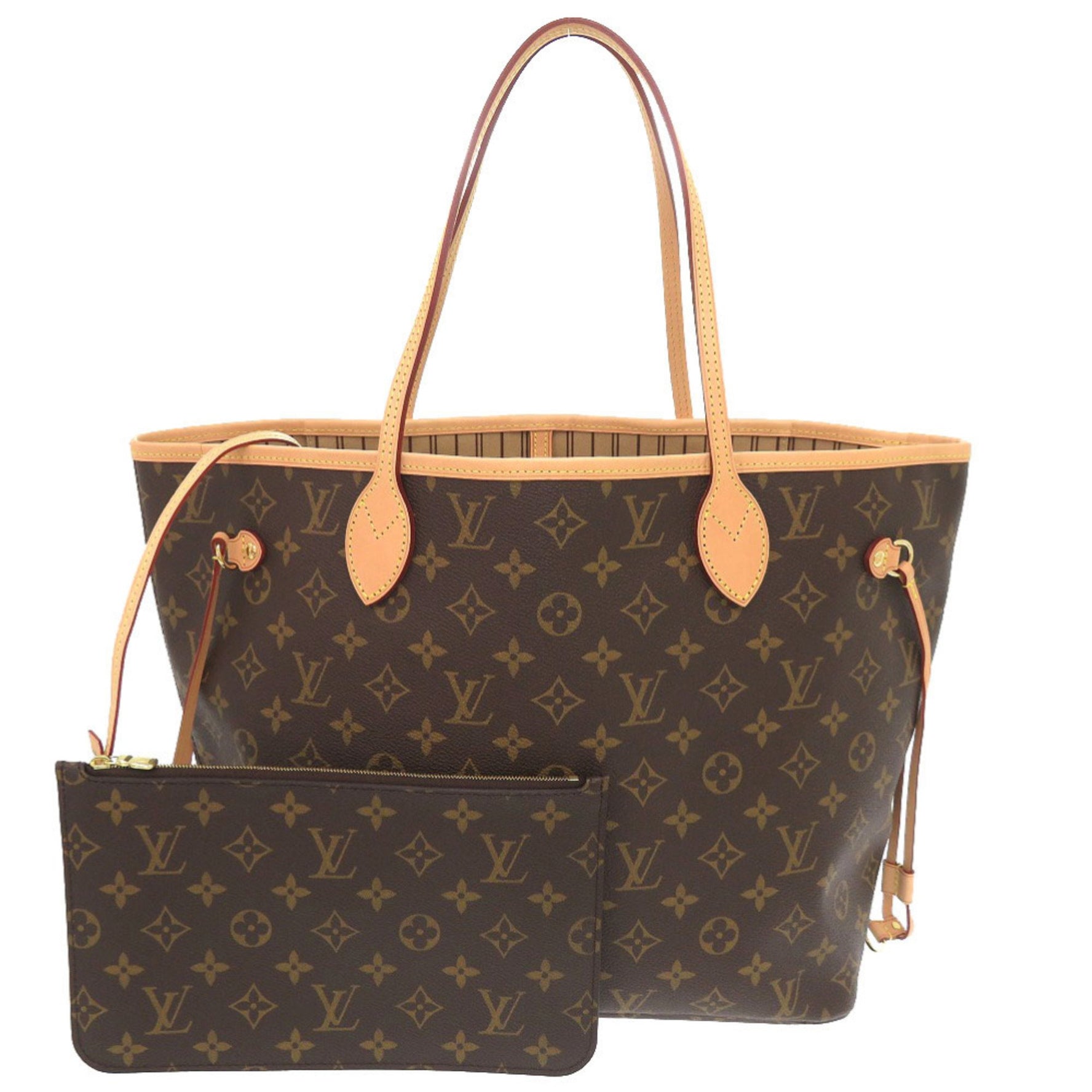 Like new Louis Vuitton Neverfull MM Monogram Tote Bag LV 0118 LOUIS VUITTON