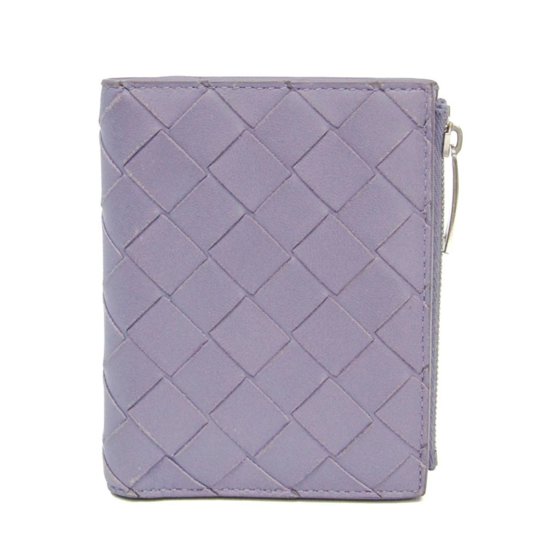 Bottega Veneta Intrecciato Leather Wallet (bi-fold) Light Purple