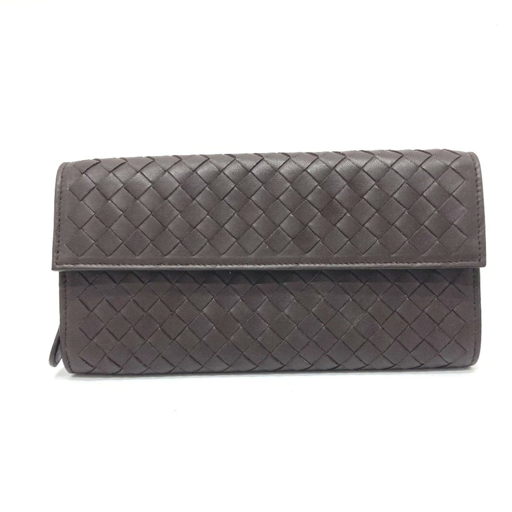 BOTTEGA VENETA Intrecciato flap Long Wallet