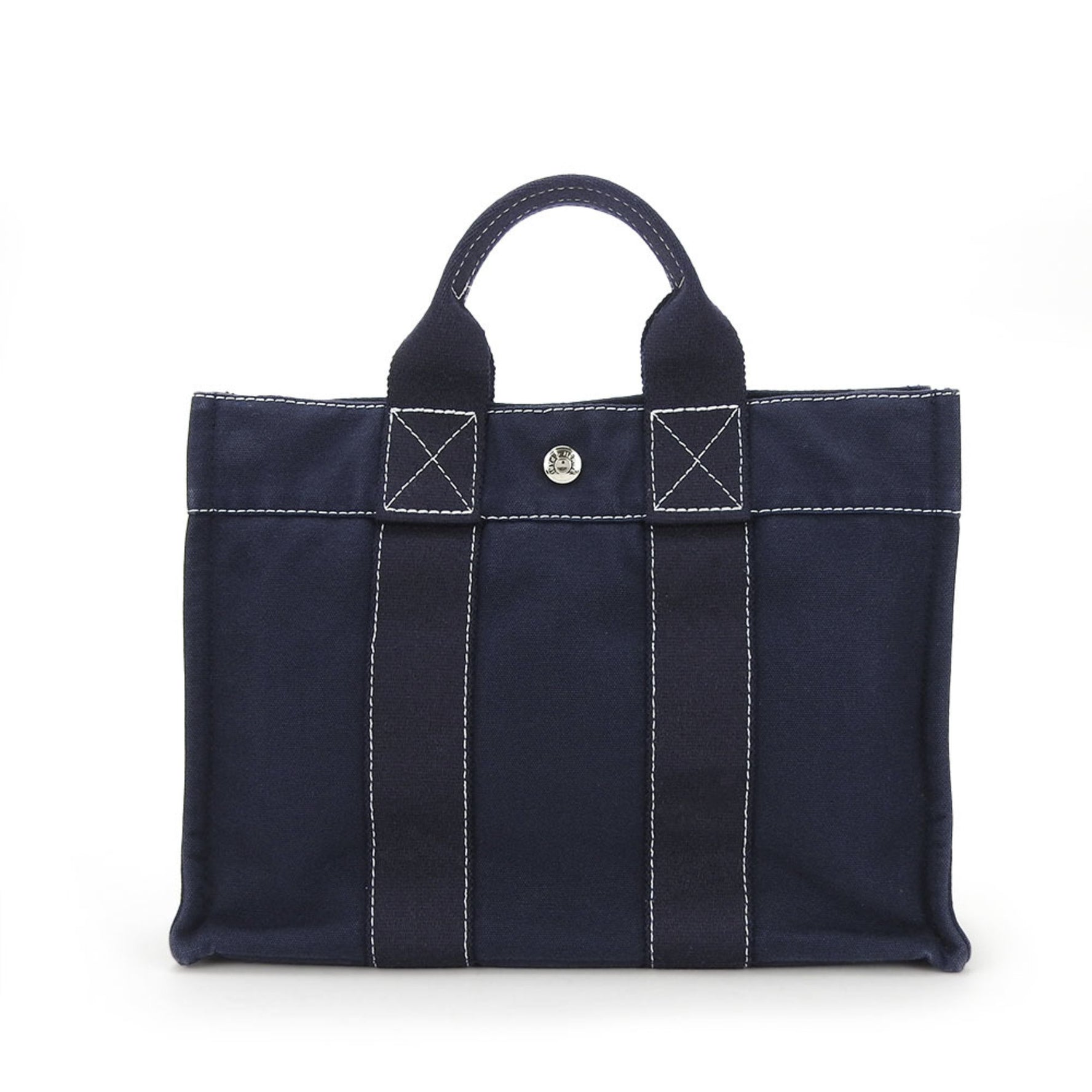 Hermes Handbag Tote PM Deauville Canvas Men's