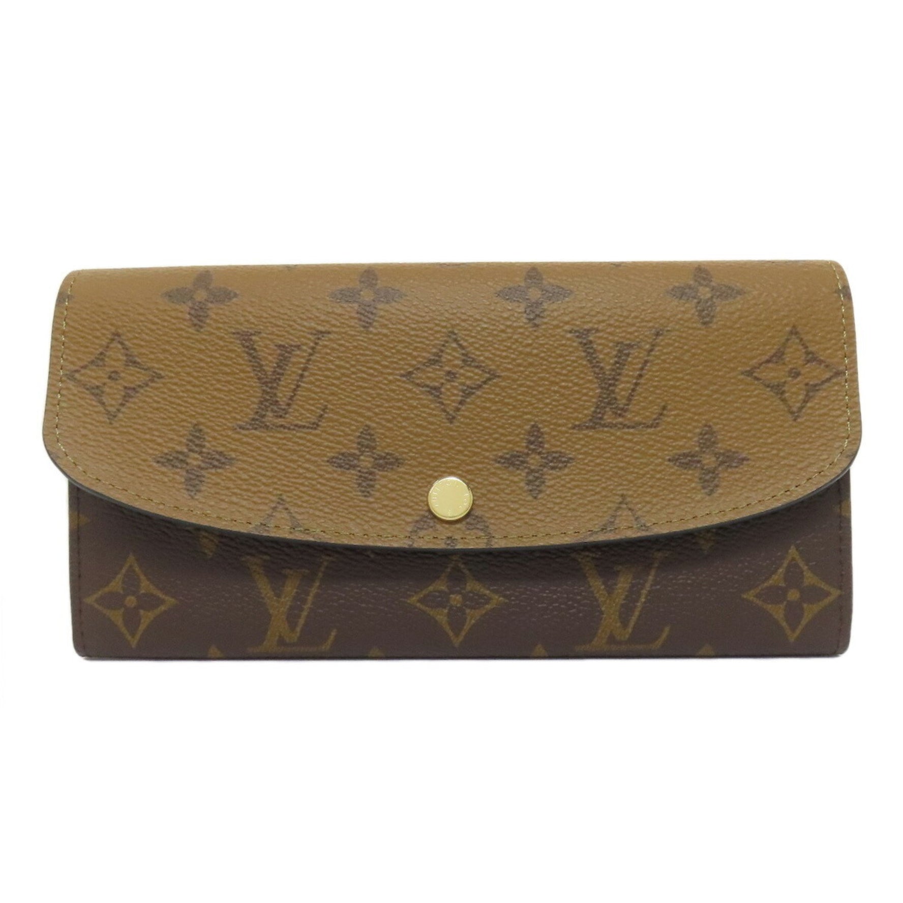 Louis Vuitton Portefeuille Emily Long Wallet Monogram Reverse LOUIS VUITTON