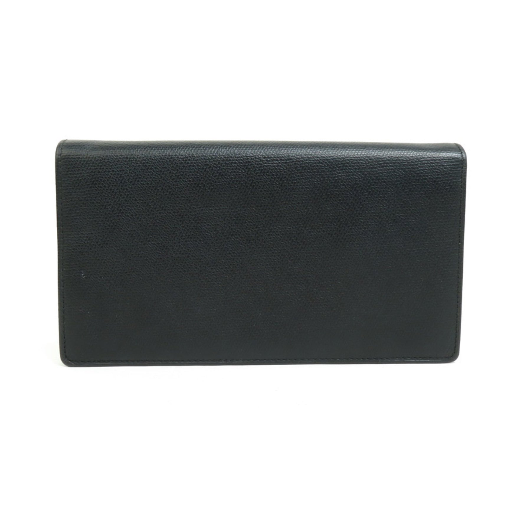 CHANEL Bi-fold Wallet Coco Button Leather
