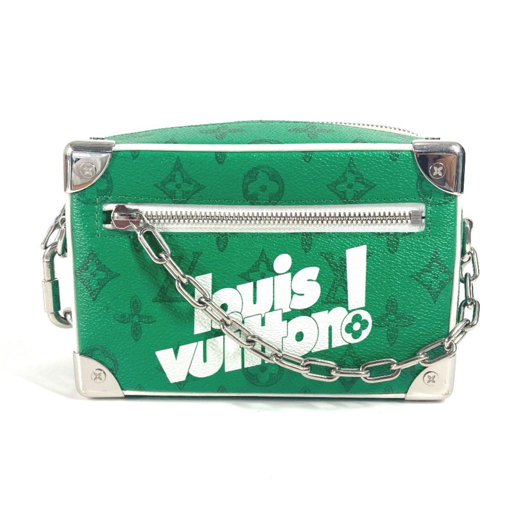 LOUIS VUITTON Monogram Everyday LV Mini Soft Trunk Crossbody Pochette Chain Box BOX Bag Shoulder Canvas Men's