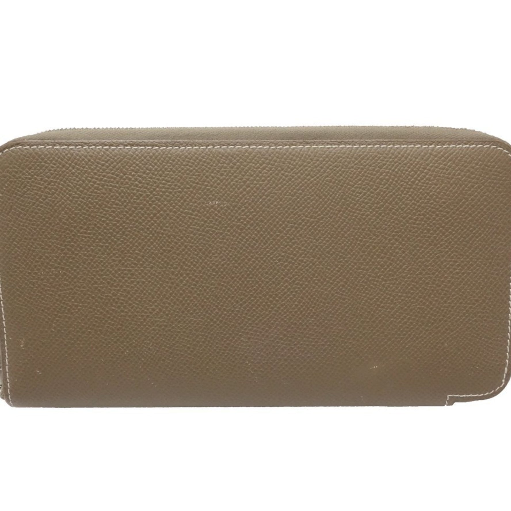 HERMES Azap Long Silk-in Wallet Vaux Epson Etoupe