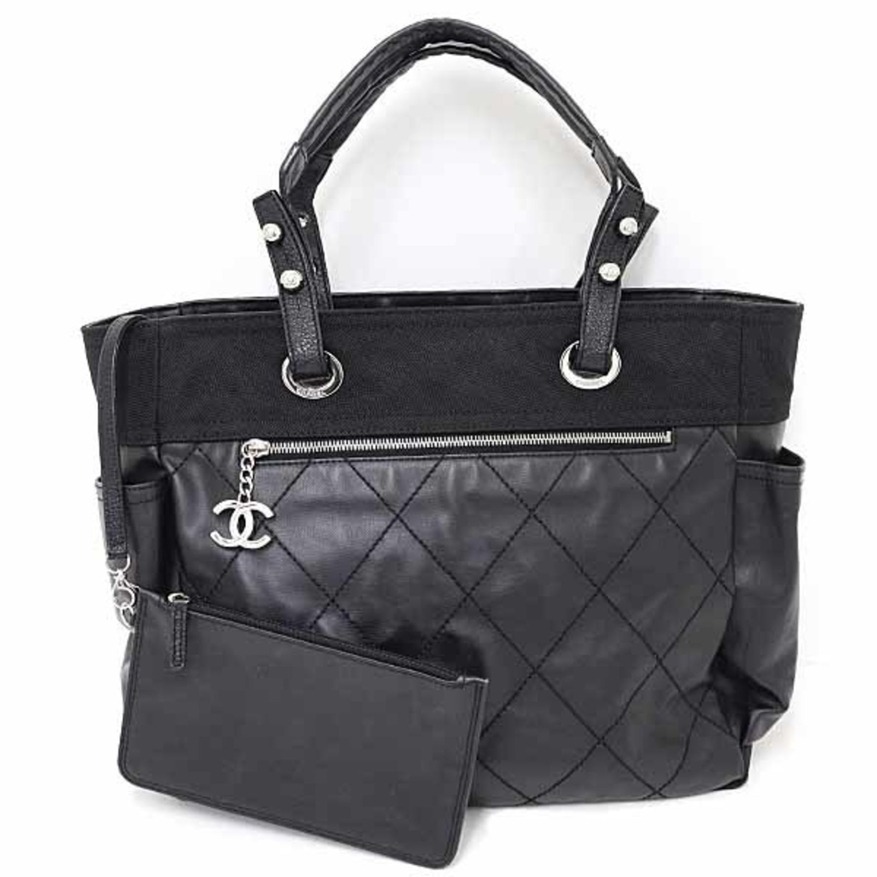 CHANEL Paris Biarritz GM Tote Bag Shoulder