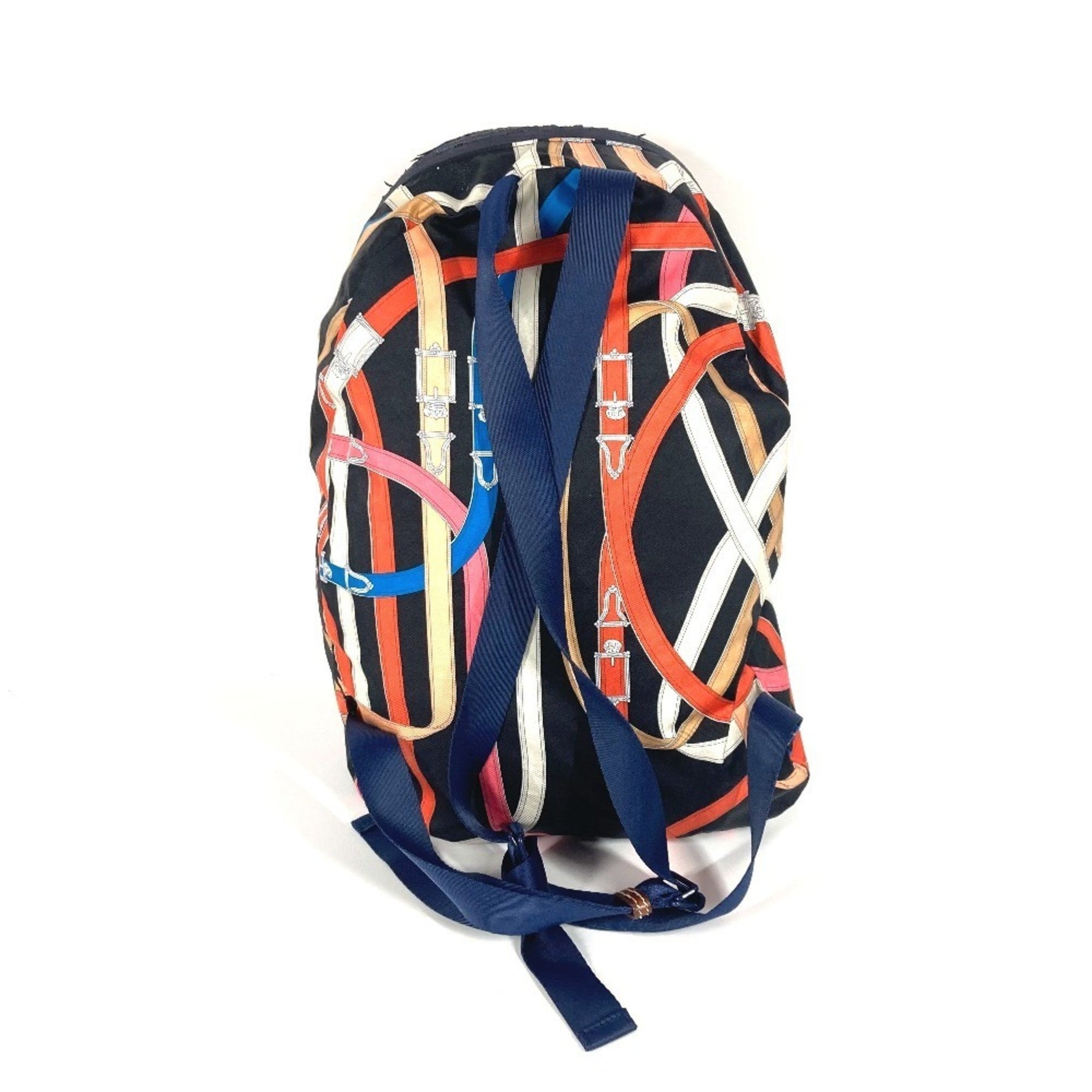 HERMES Air Silk Cavalcadour Backpack Bag Men's Multicolor