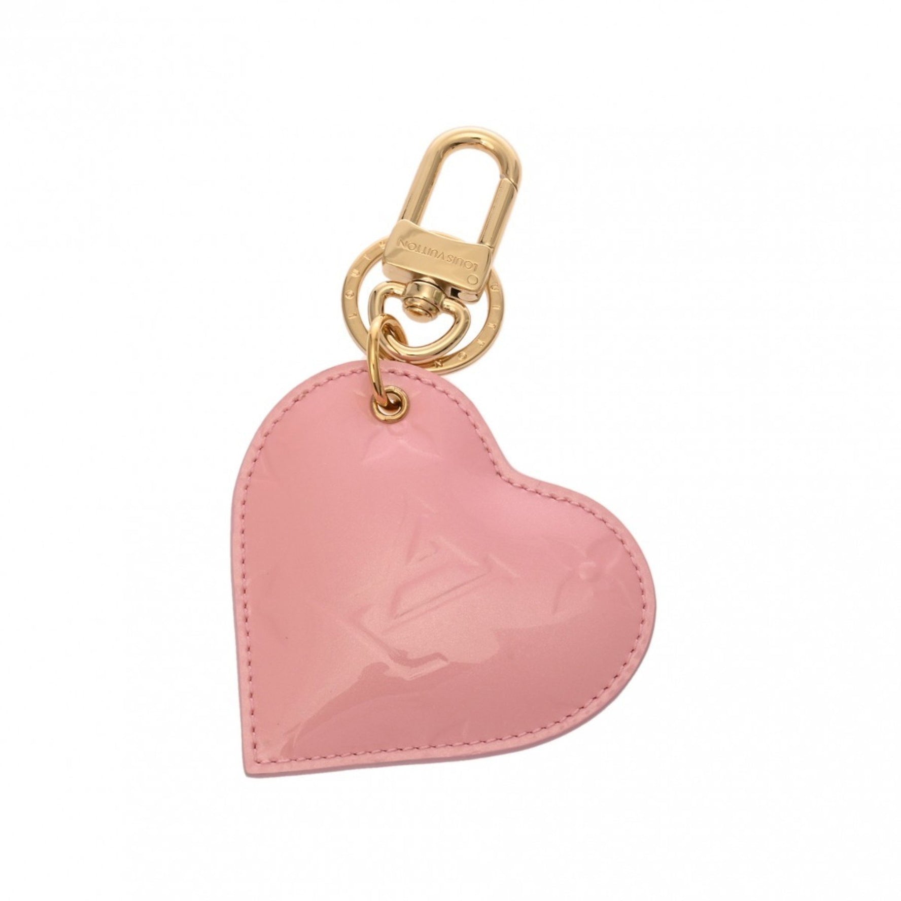 LOUIS VUITTON Porte-Clés Love Lock Heart Valentine's Day Limited Edition Vernis Keychain