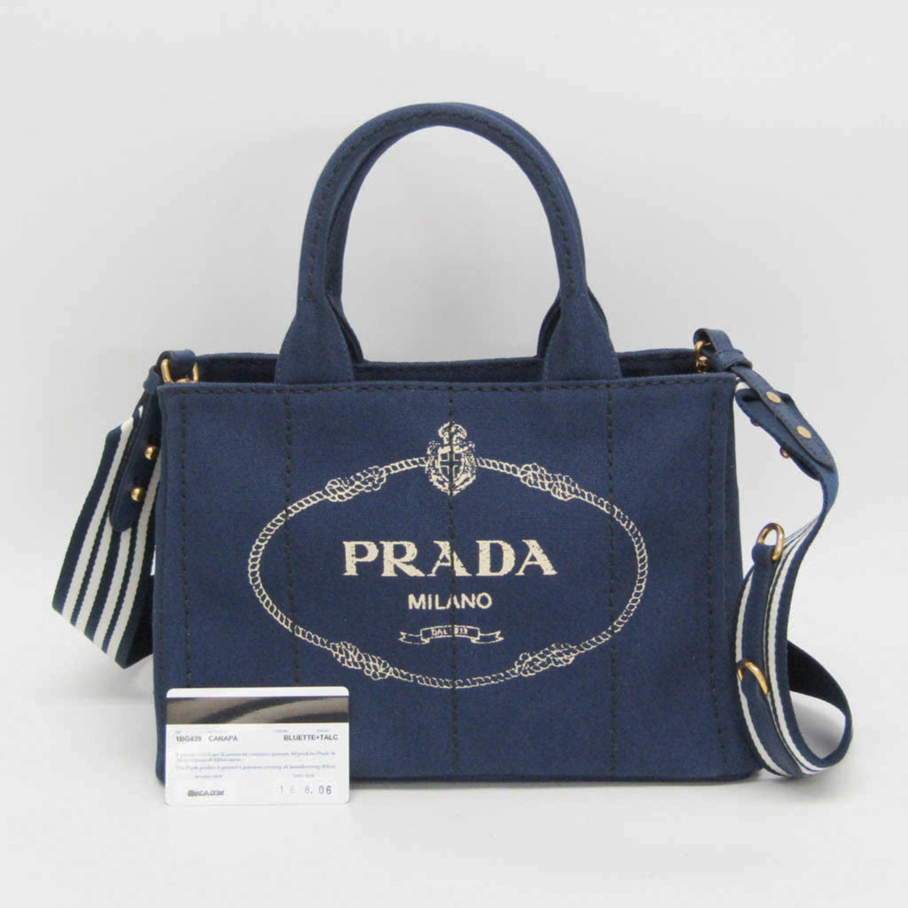 Prada Canapa S Size Canvas Shoulder Bag,Tote Bag
