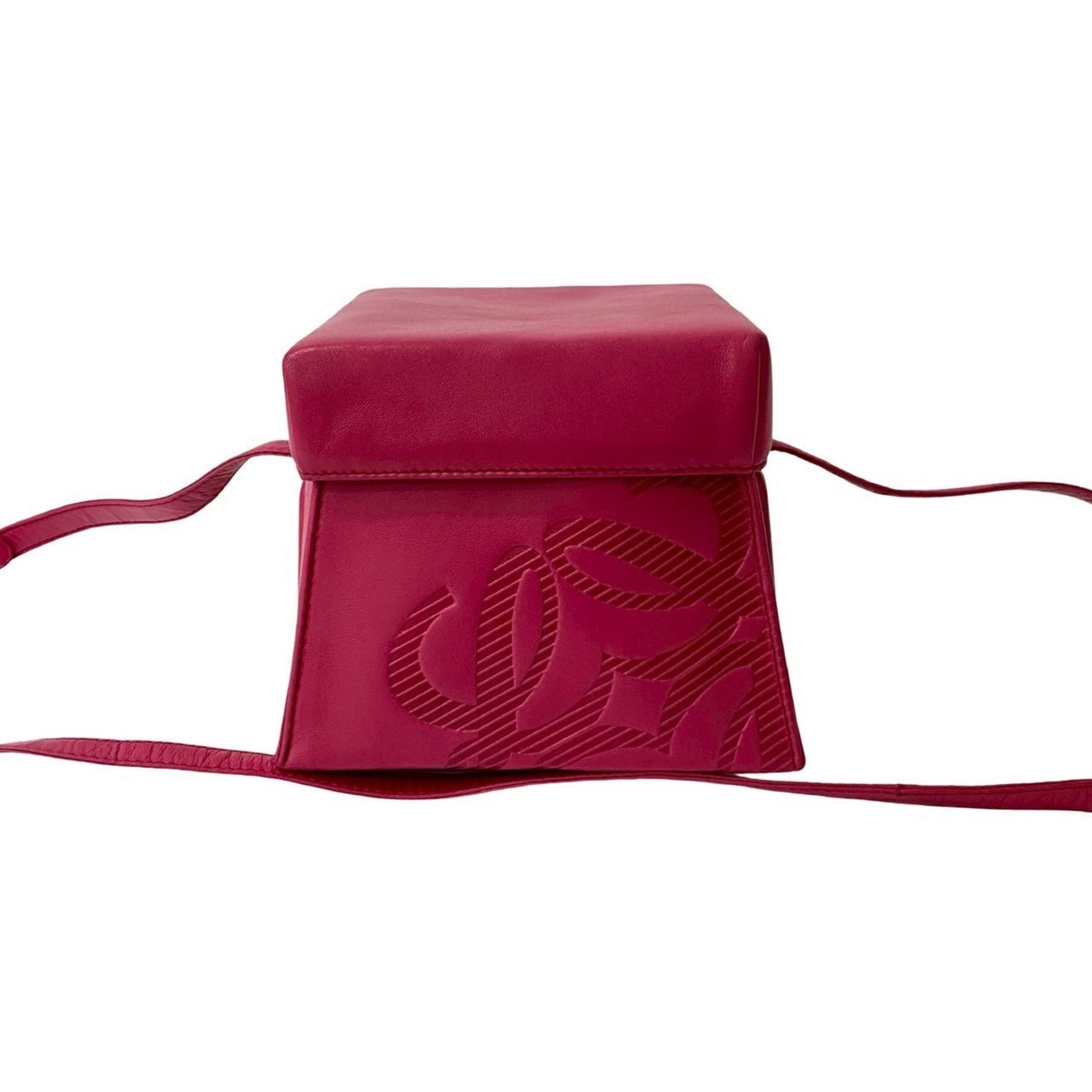LOEWE Anagram Logo Nappa Leather Vanity Shoulder Bag/Pochette/Sacoche
