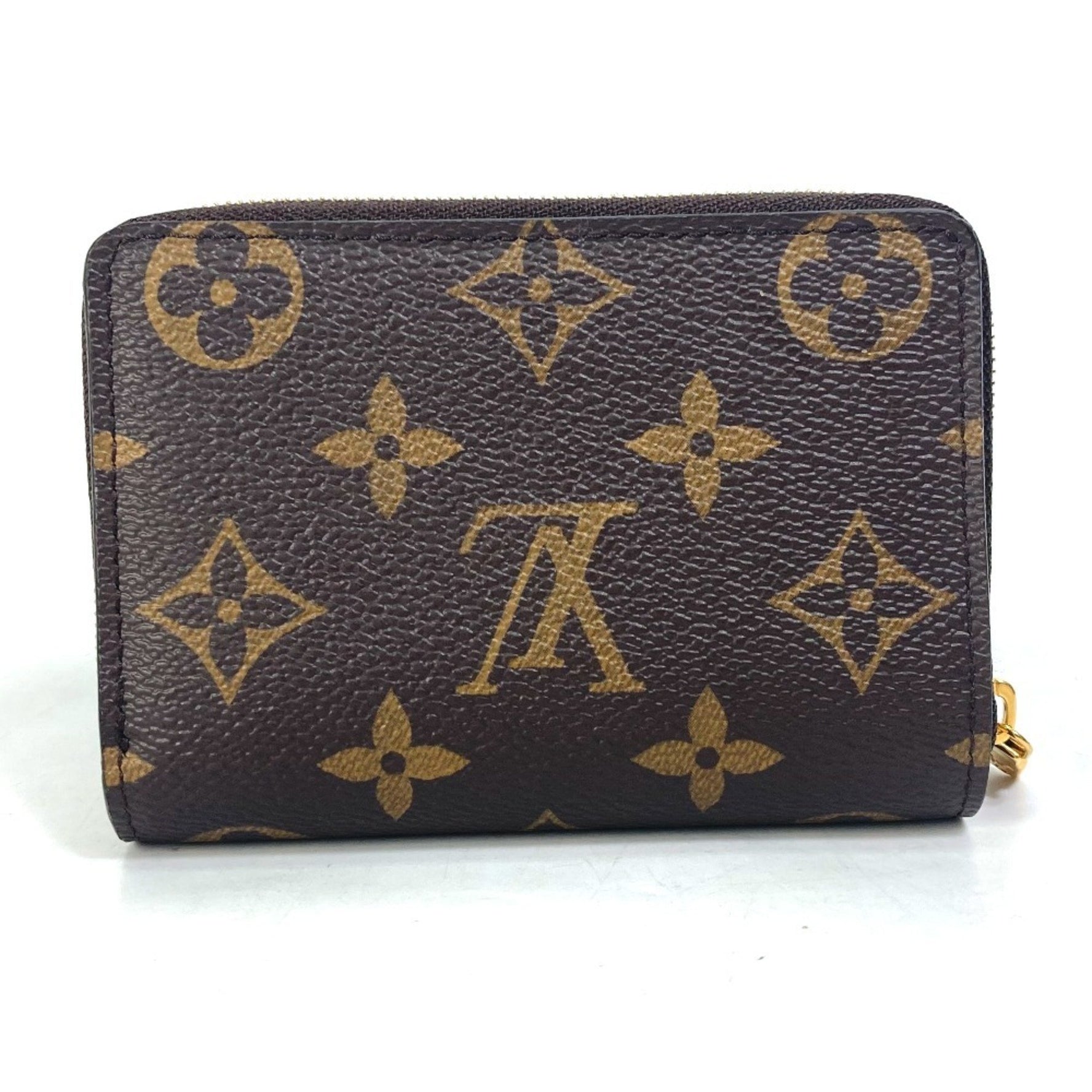 Louis Vuitton Monogram Portefeuille Lou Bifold Wallet in Canvas, Fuchsia Brown
