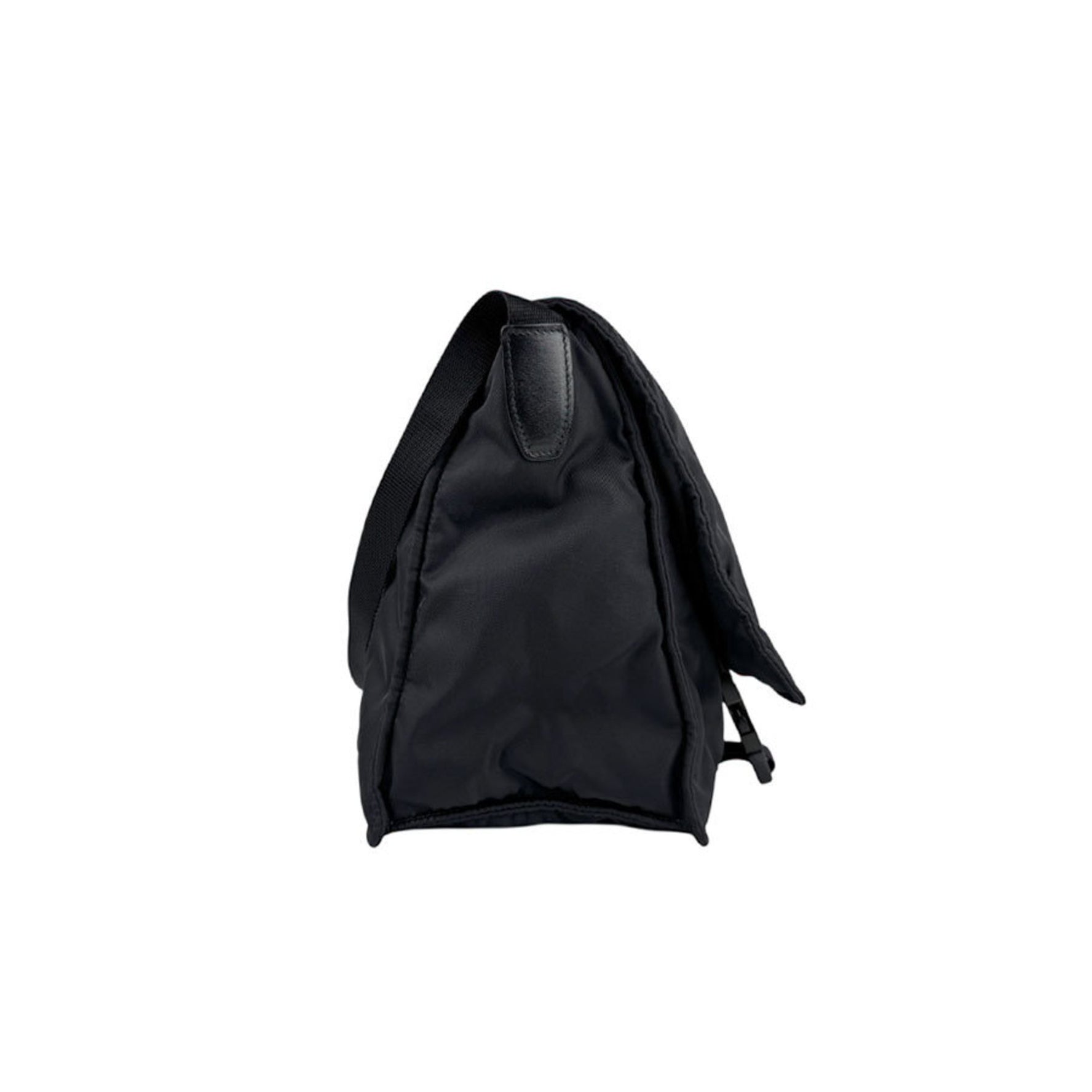 Prada Shoulder Bag Nylon Black Blue Men's
