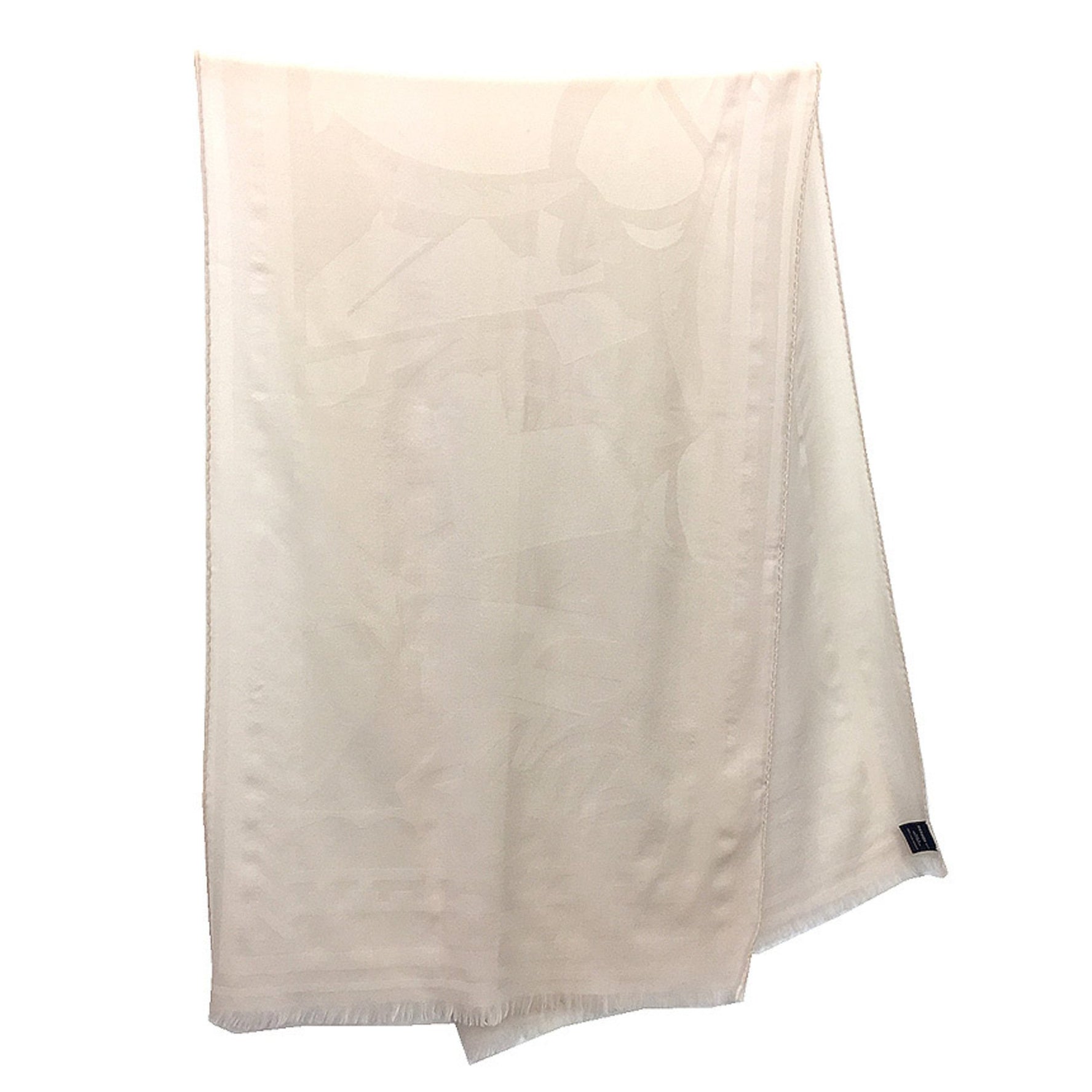 HERMES Stole Caleche Shawl Carriage Wool Scarf