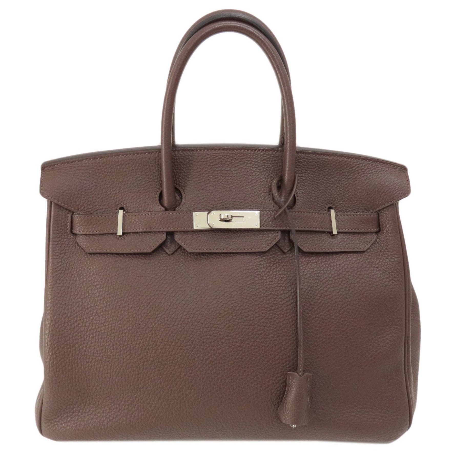 Hermes Birkin 35 Dark Brown Handbag Togo