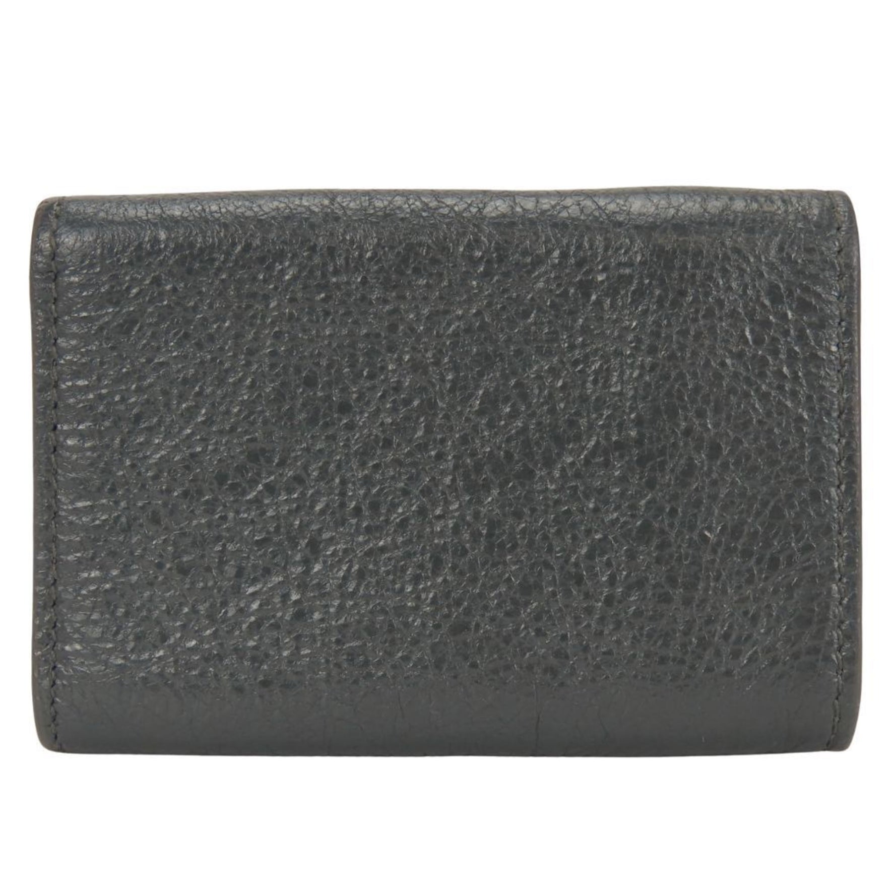 Balenciaga Tri-fold Wallet Classic Leather Compact with Coin Purse