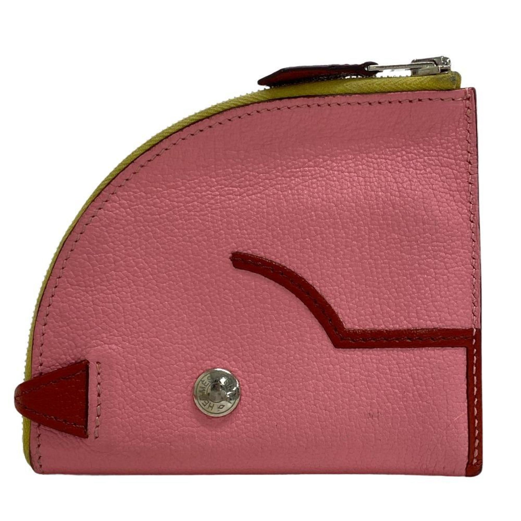 HERMES Paddock Chevre Misor Coin Case Ladies