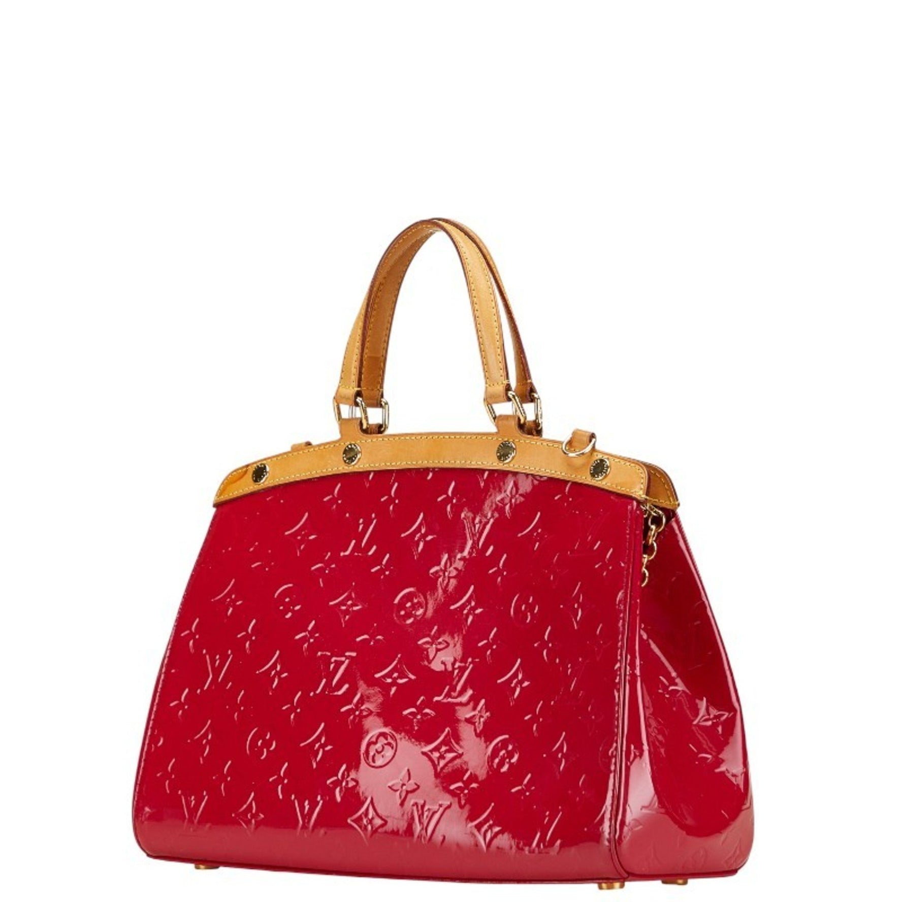 Louis Vuitton Monogram Vernis Blair MM Handbag/Shoulder Bag, Rose Andiane Brown Patent Leather, LOUIS VUITTON