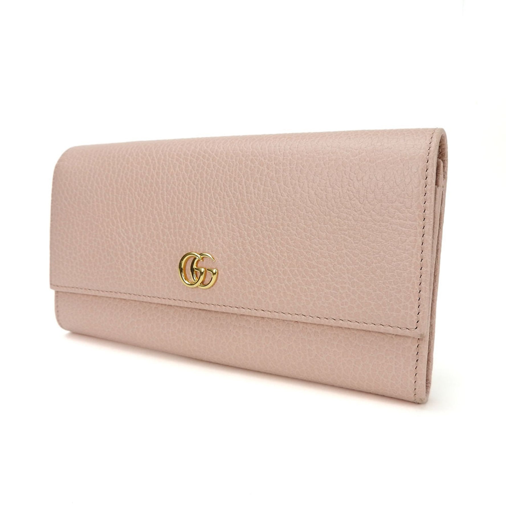 Gucci bi-fold long wallet GG Marmont leather accessory ladies