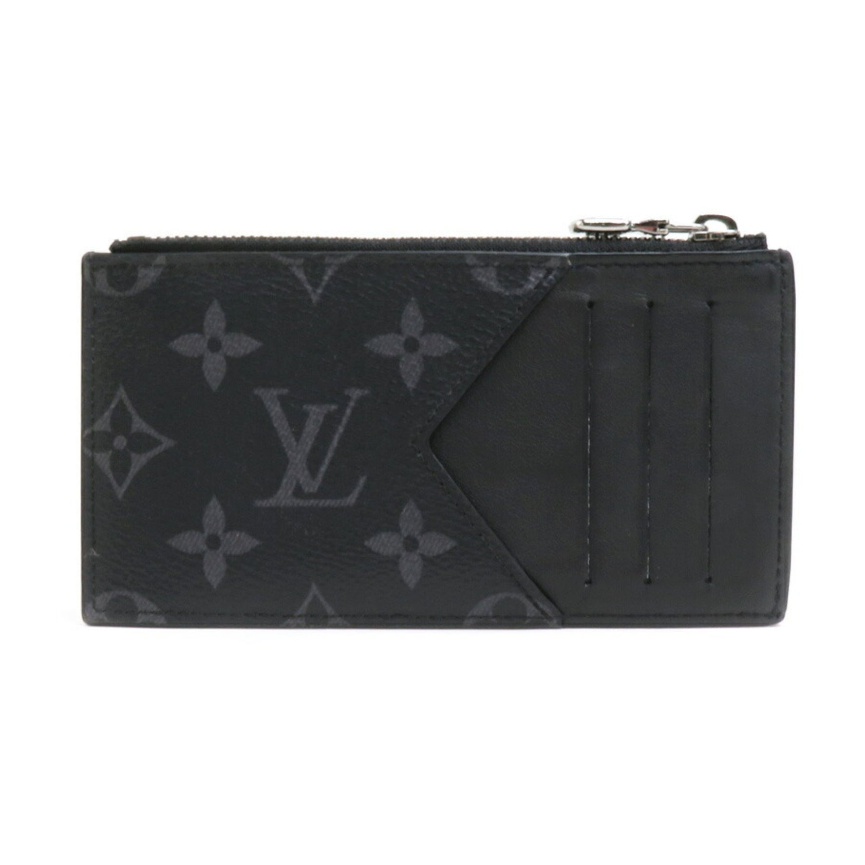 Louis Vuitton Wallets and coin cases Monogram Eclipse Coin Card Holder Black