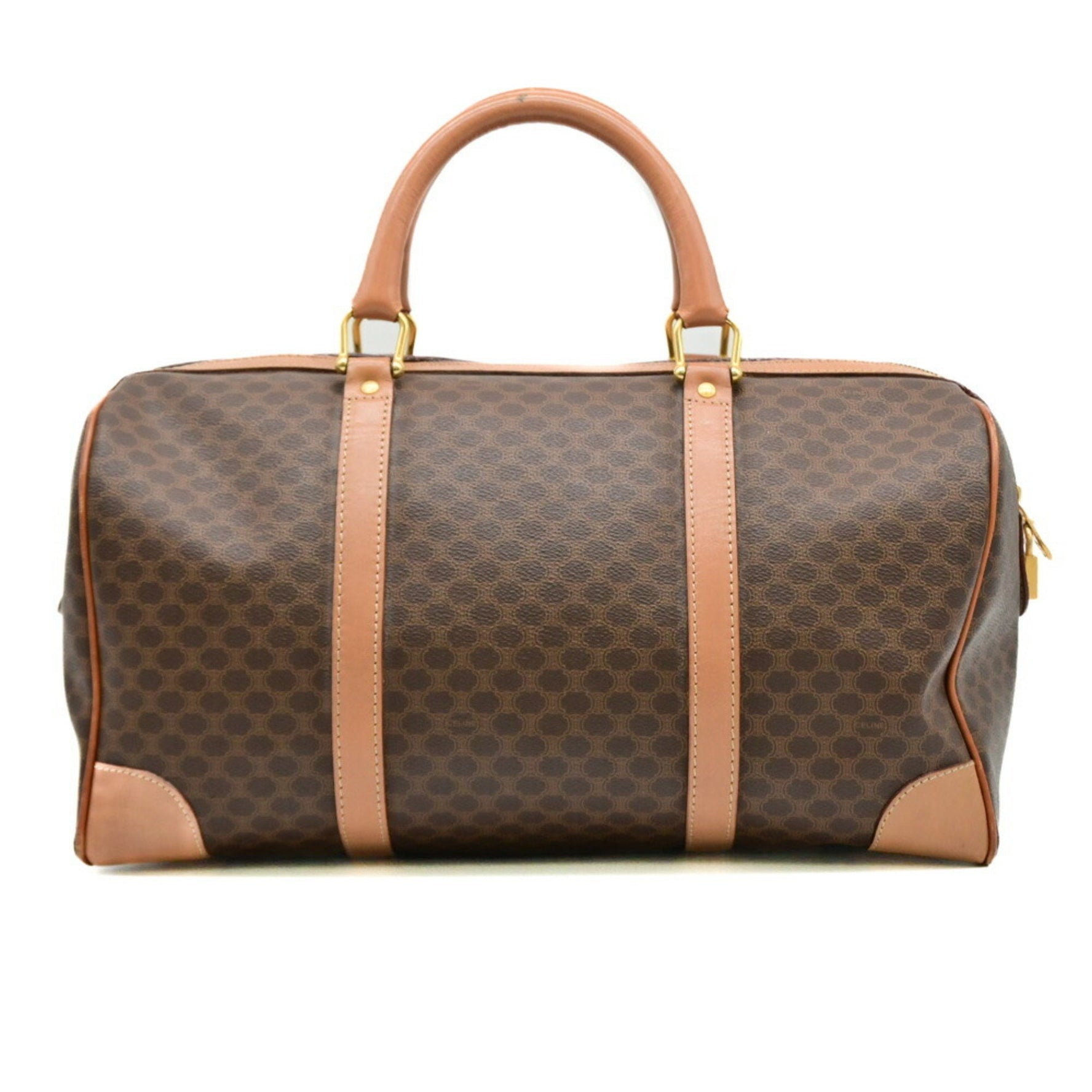 CELINE Macadam Boston Bag Leather