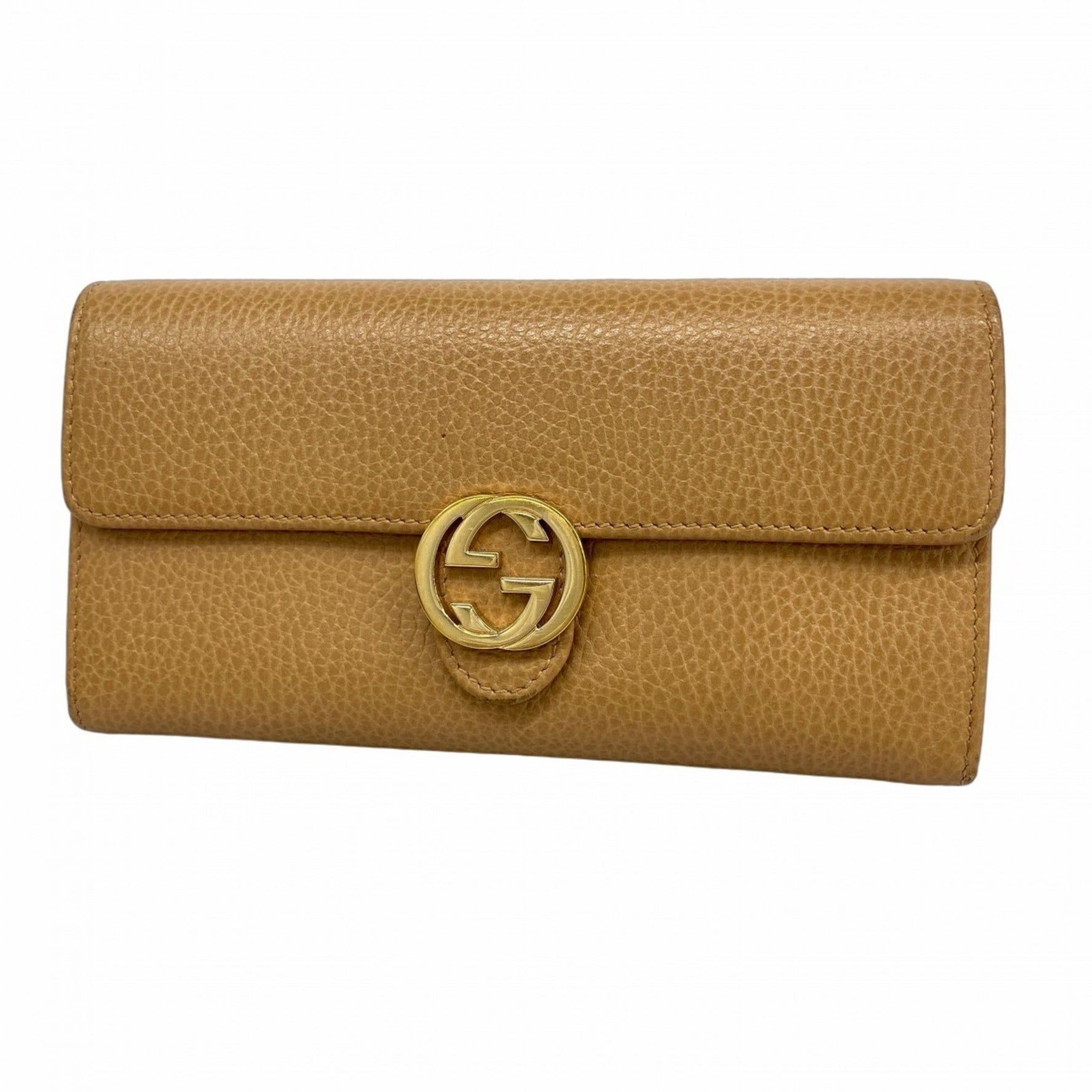 Gucci Interlocking G Long Wallet Leather
