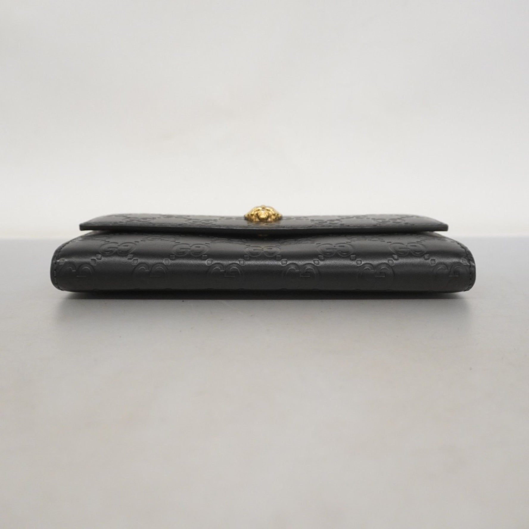 Gucci long wallet Guccissima leather