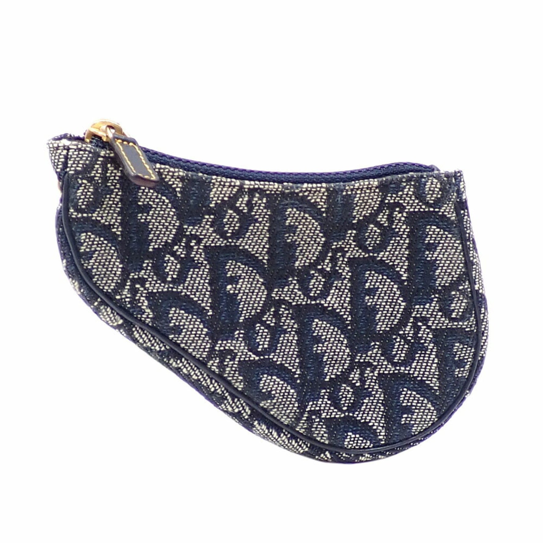 Christian Dior Saddle Coin Case, Canvas Purse, Trotter