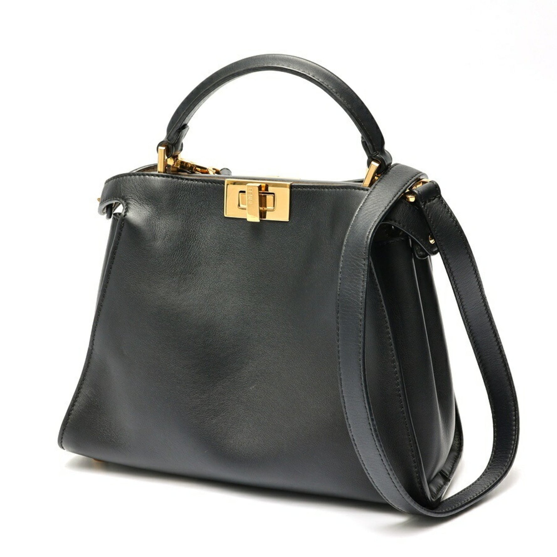FENDI Peekaboo Iconic Essential SMQ Leather