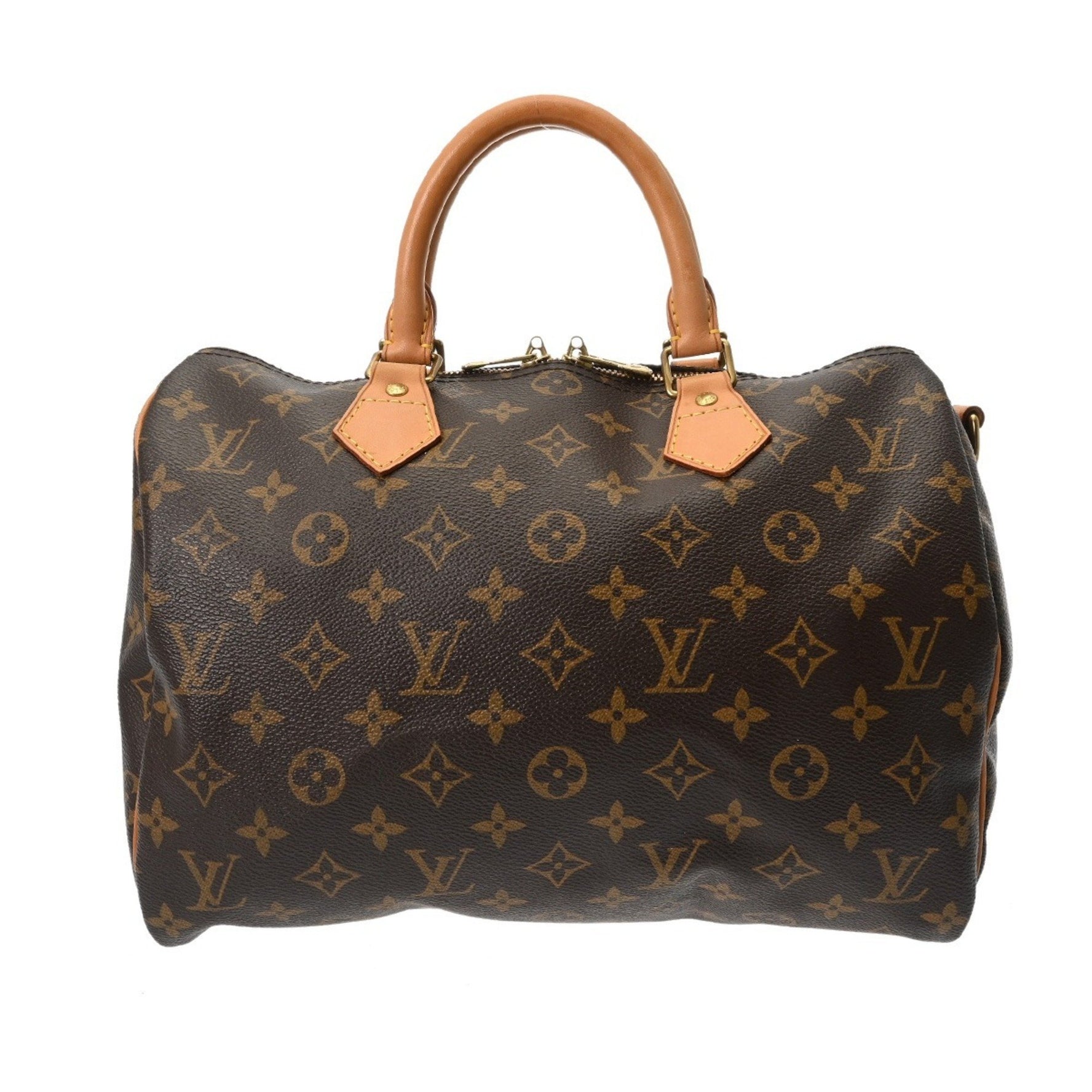 LOUIS VUITTON Monogram Speedy Bandouliere 30 Unisex Canvas Handbag