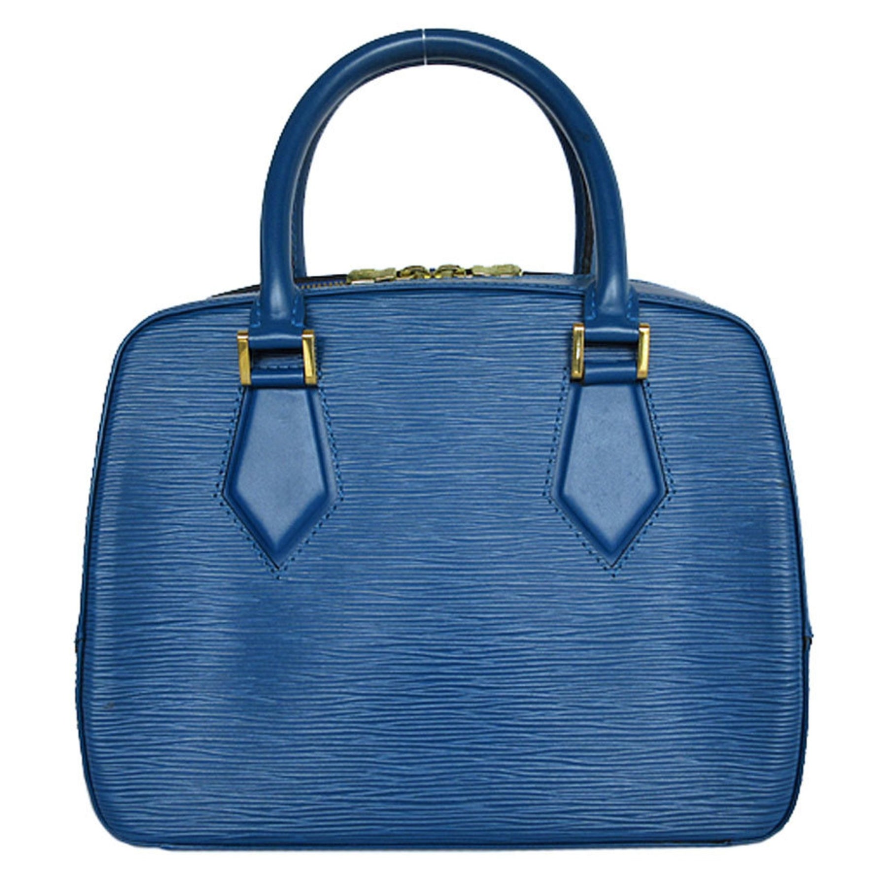 Louis Vuitton Handbag Epi Sablon Leather Toledo Blue