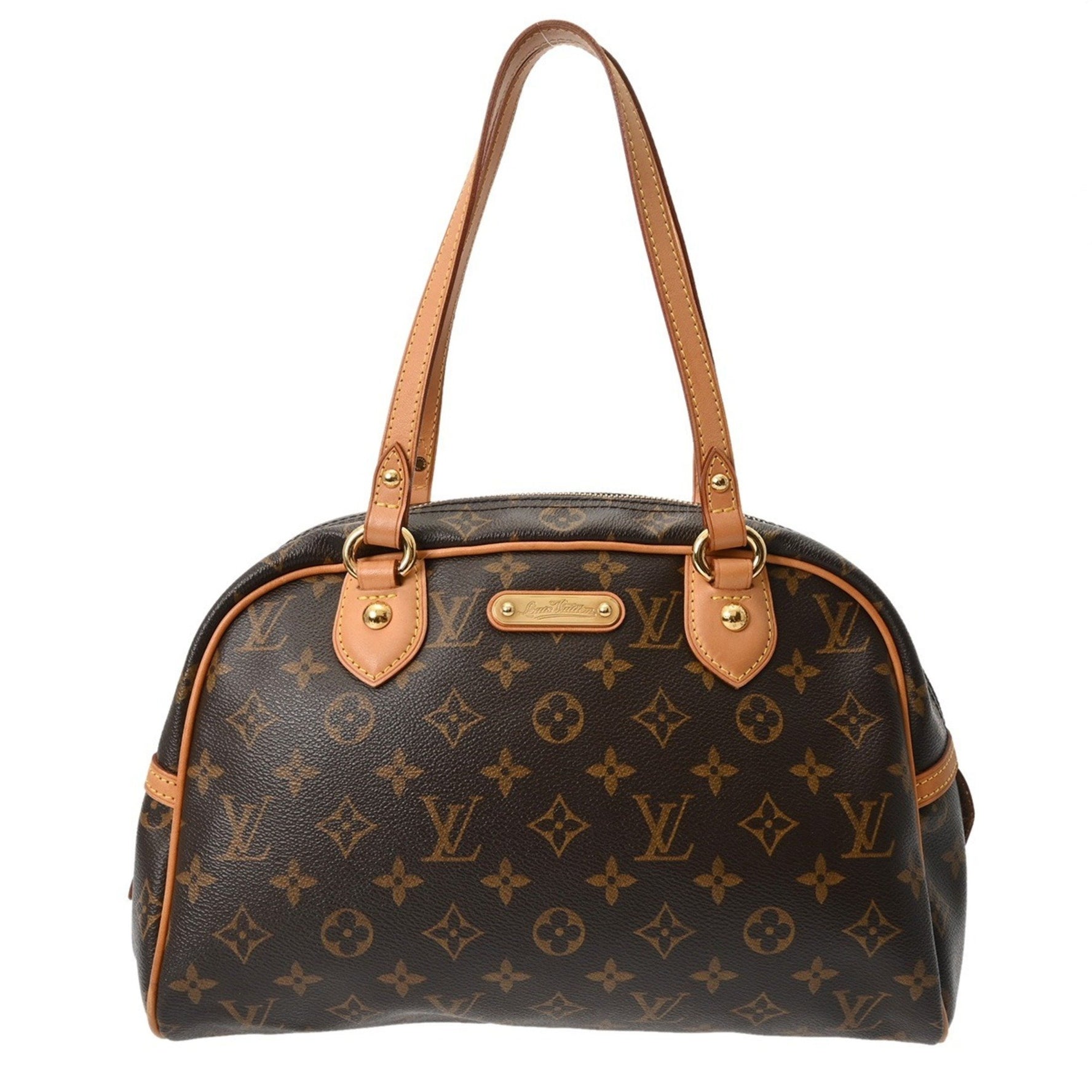 LOUIS VUITTON Monogram Montorgueil PM Canvas Handbag