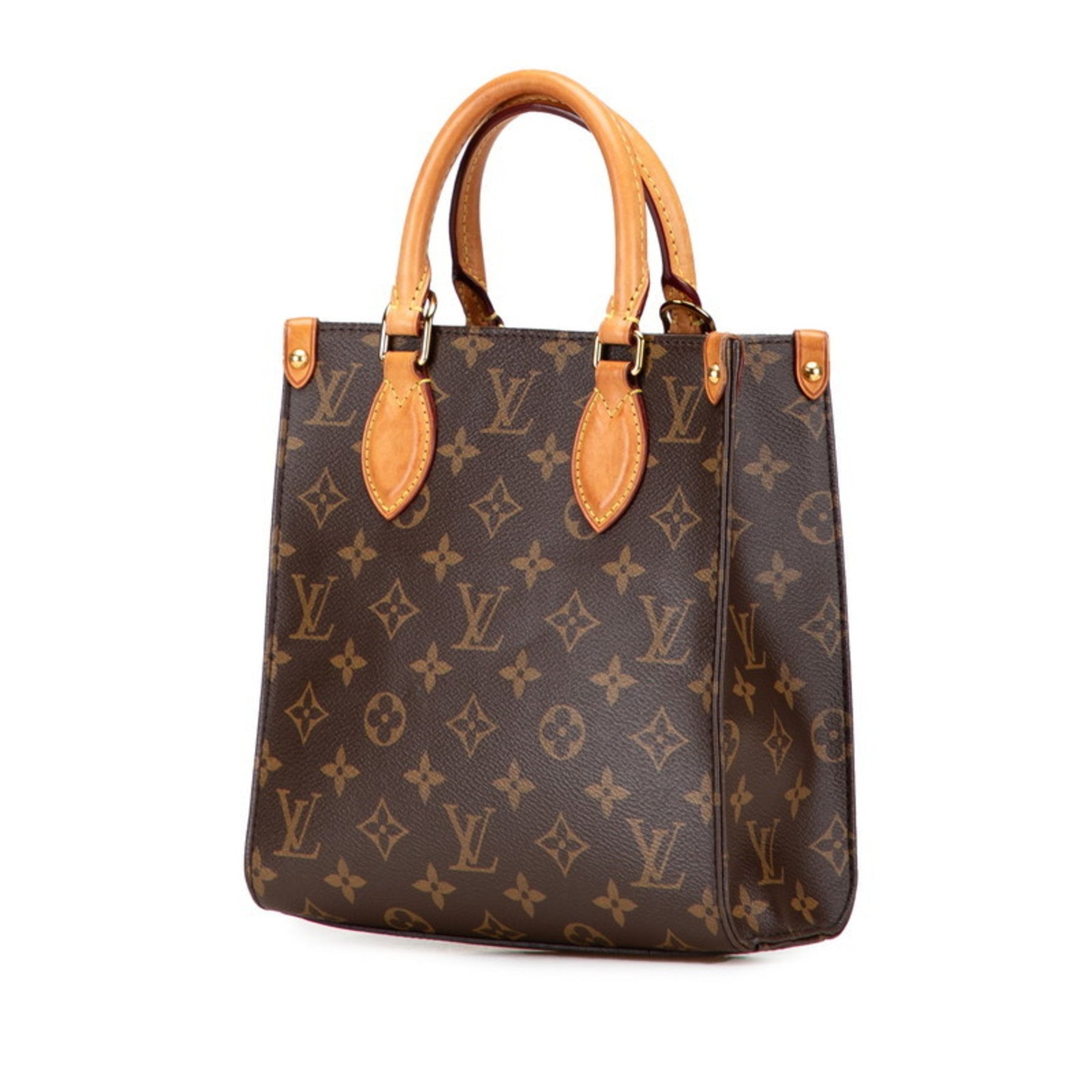 Louis Vuitton Monogram Sac Plat BB Handbag/Shoulder Bag, Leather, LOUIS VUITTON