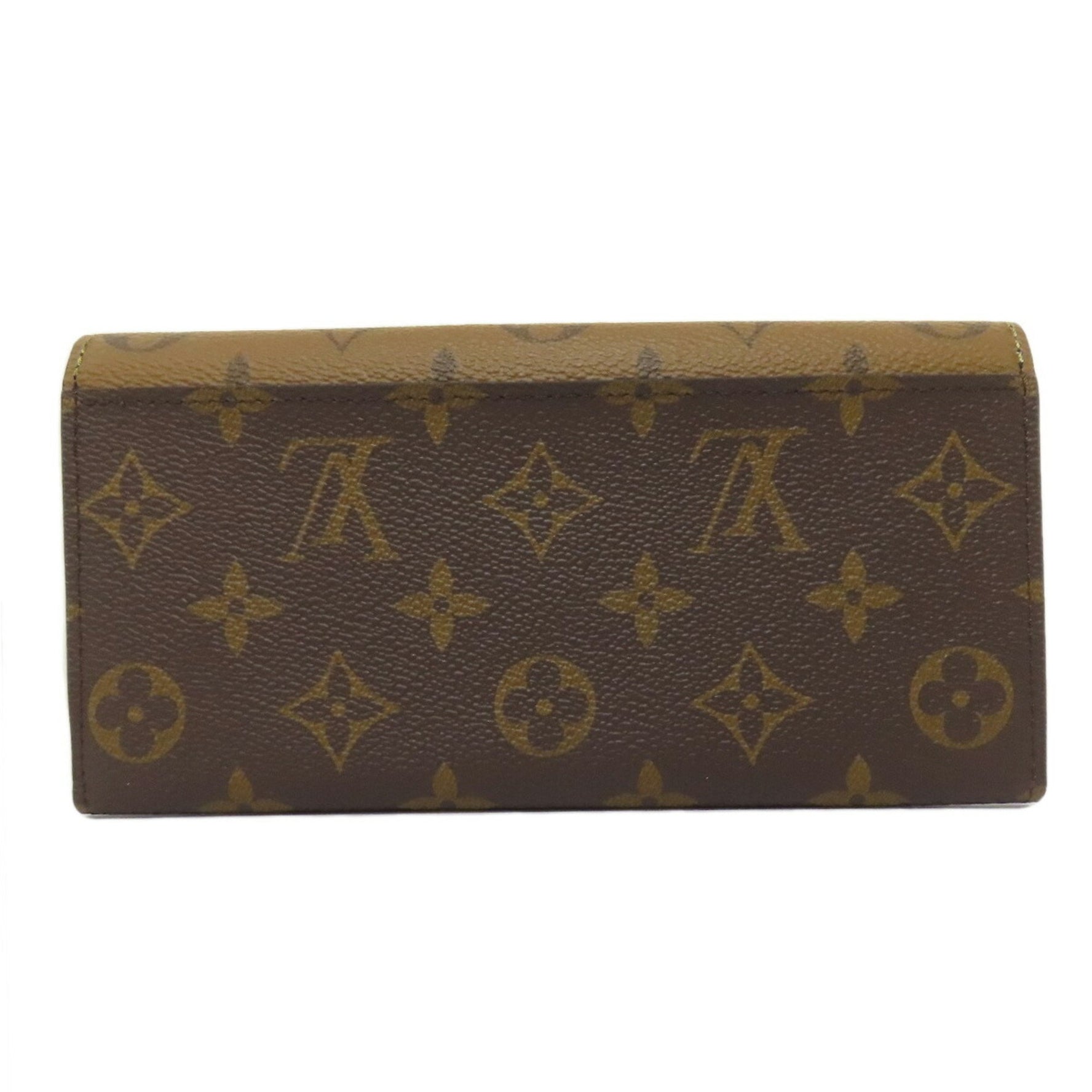 Louis Vuitton Portefeuille Emily Long Wallet Monogram Reverse LOUIS VUITTON