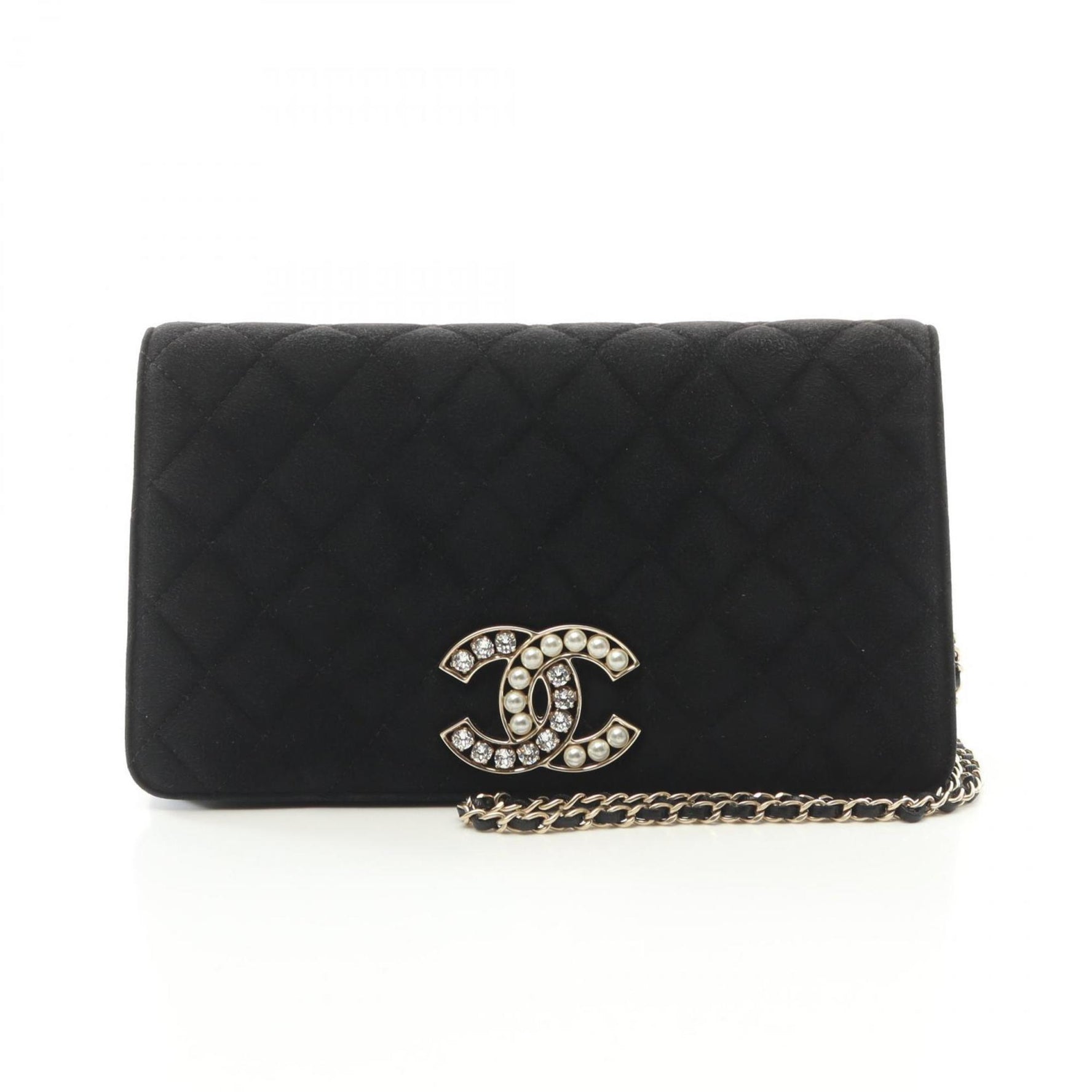 CHANEL Matelasse Shoulder Bag Suede