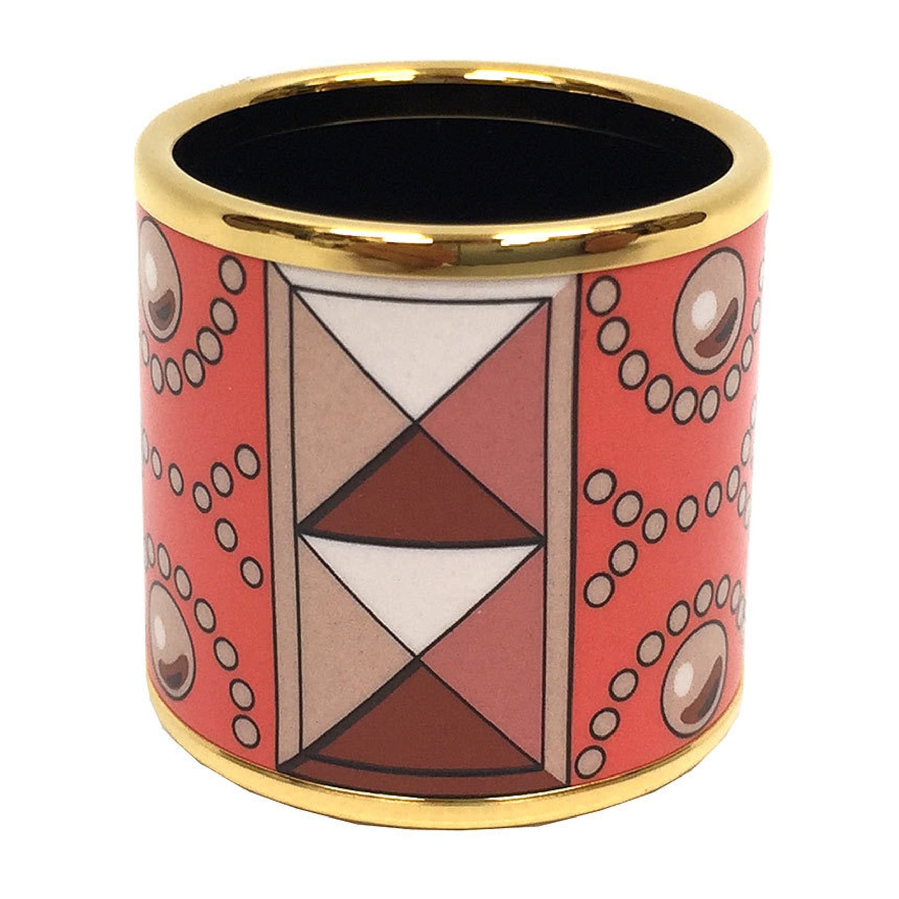 Hermes Enamel Scarf Ring Clasp Small