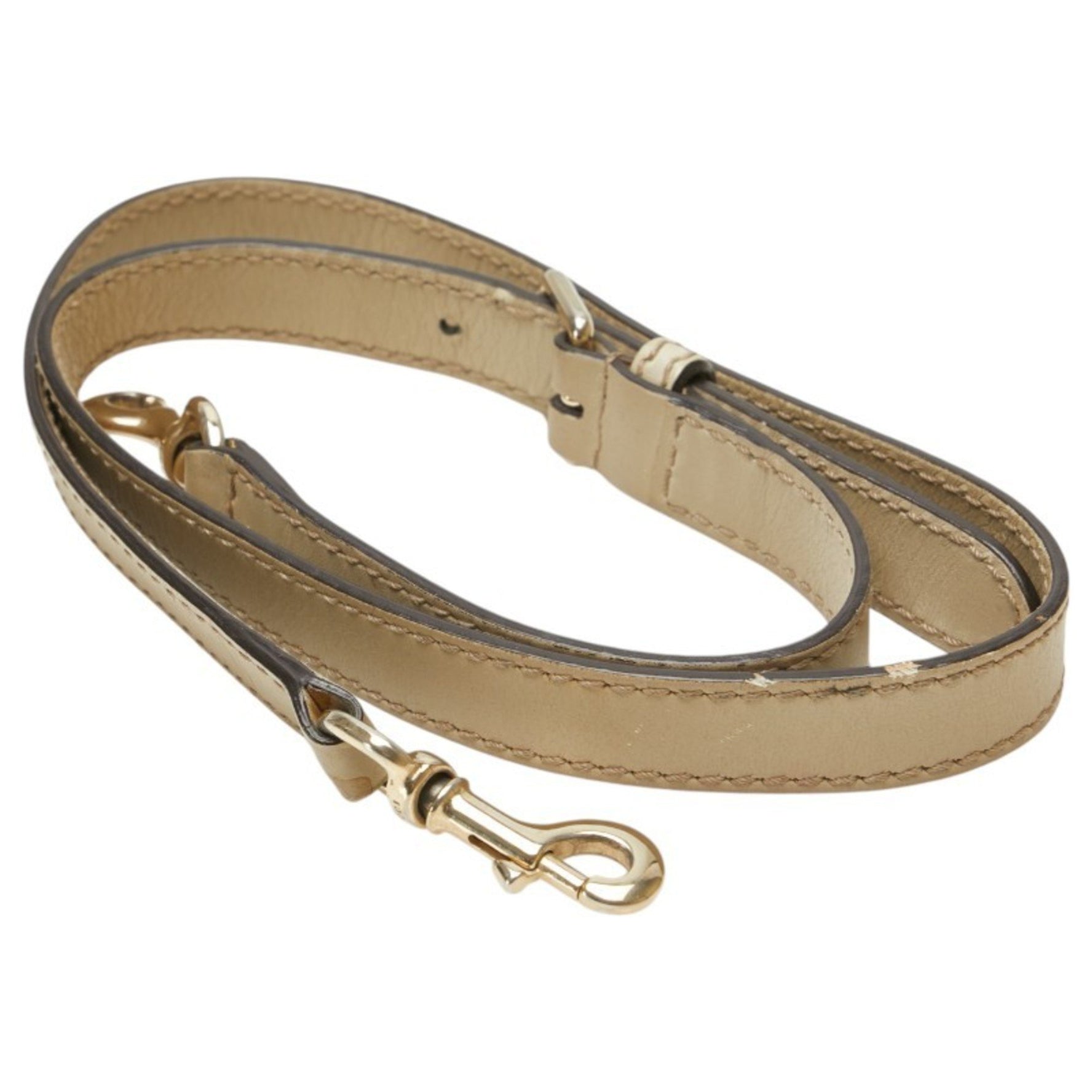 Gucci Shoulder Strap, Greige Leather