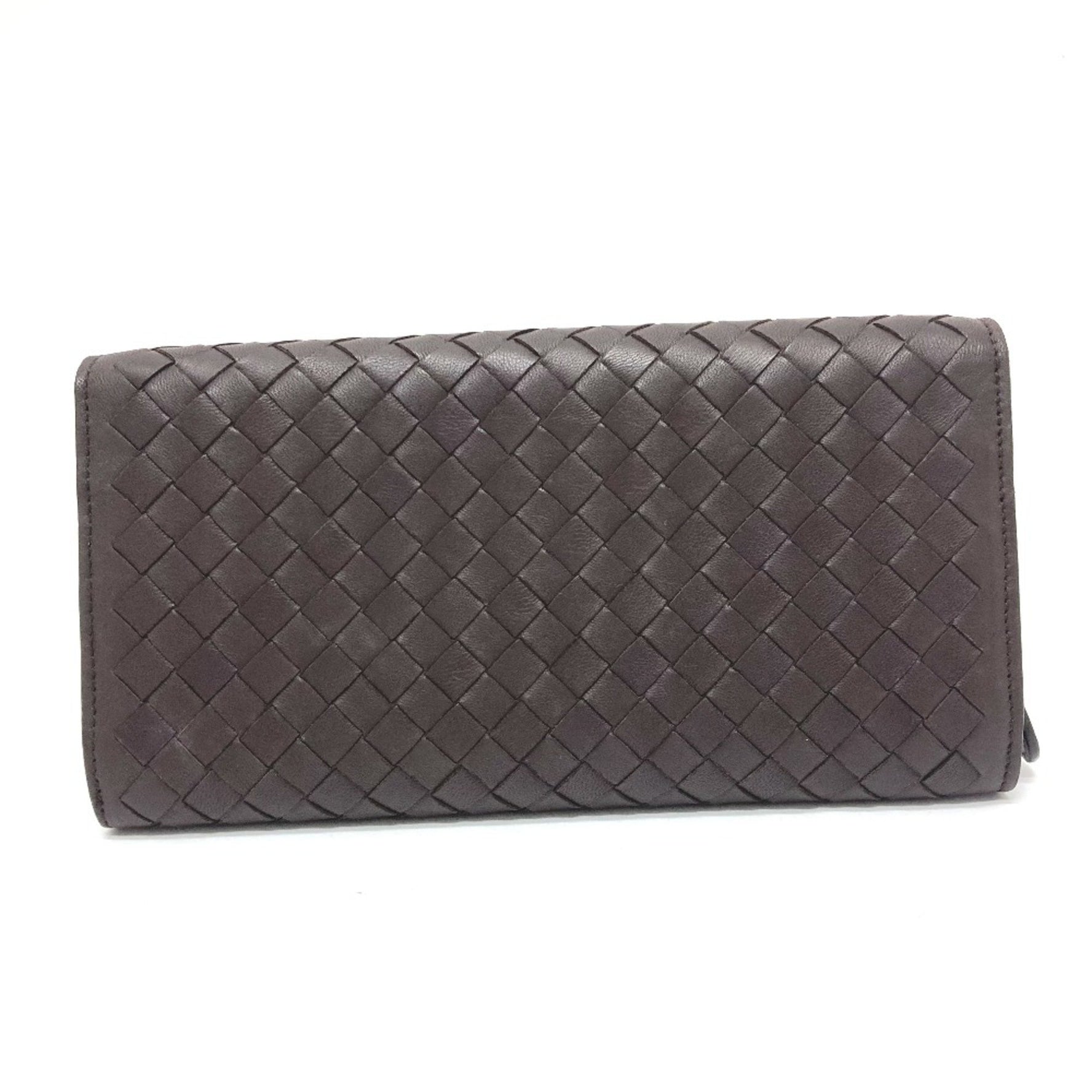 BOTTEGA VENETA Intrecciato flap Long Wallet