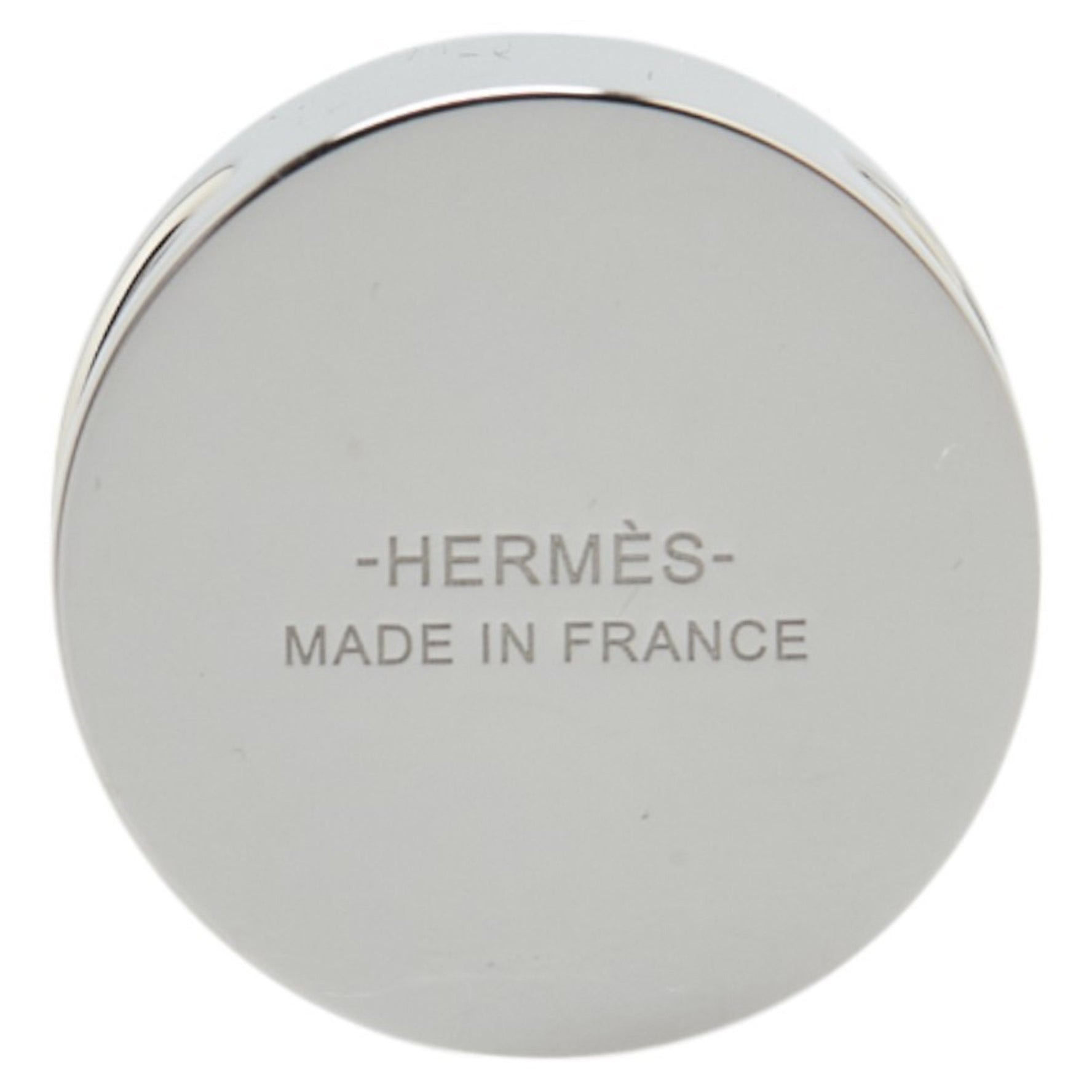 Hermes Collier de Chien scarf ring in metal .