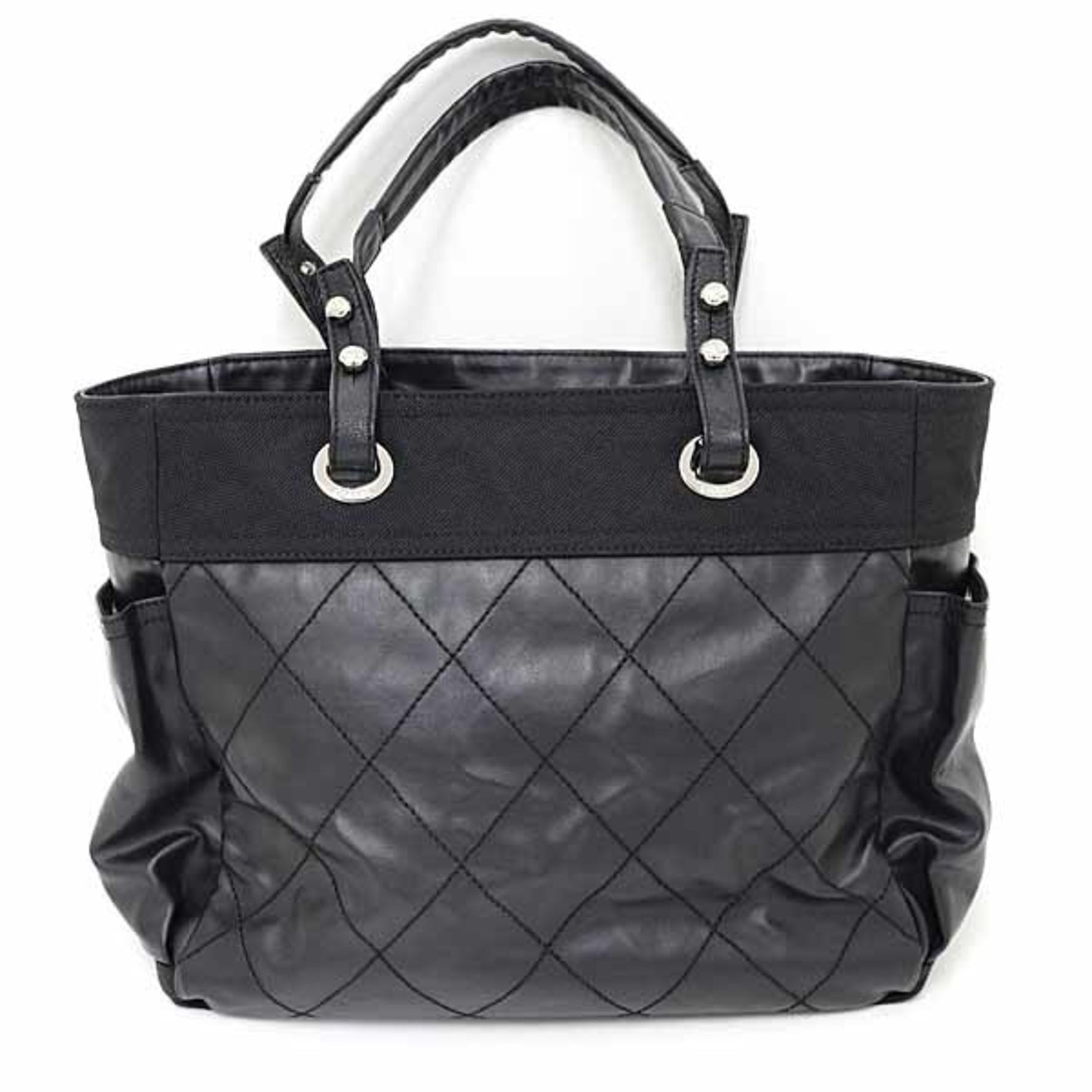 CHANEL Paris Biarritz GM Tote Bag Shoulder