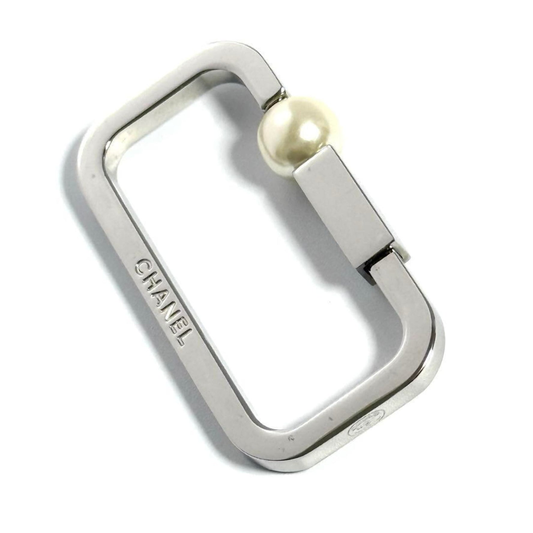 Chanel Key Holder Ring Faux Pearl