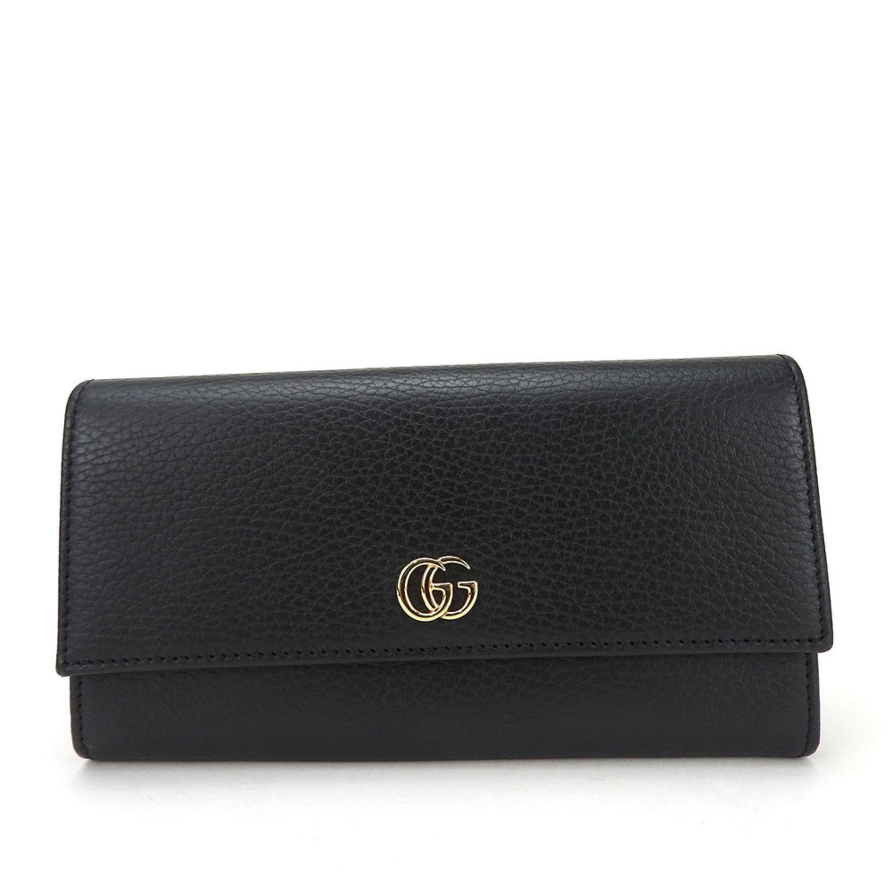 Gucci bi-fold long wallet GG Marmont leather accessory ladies