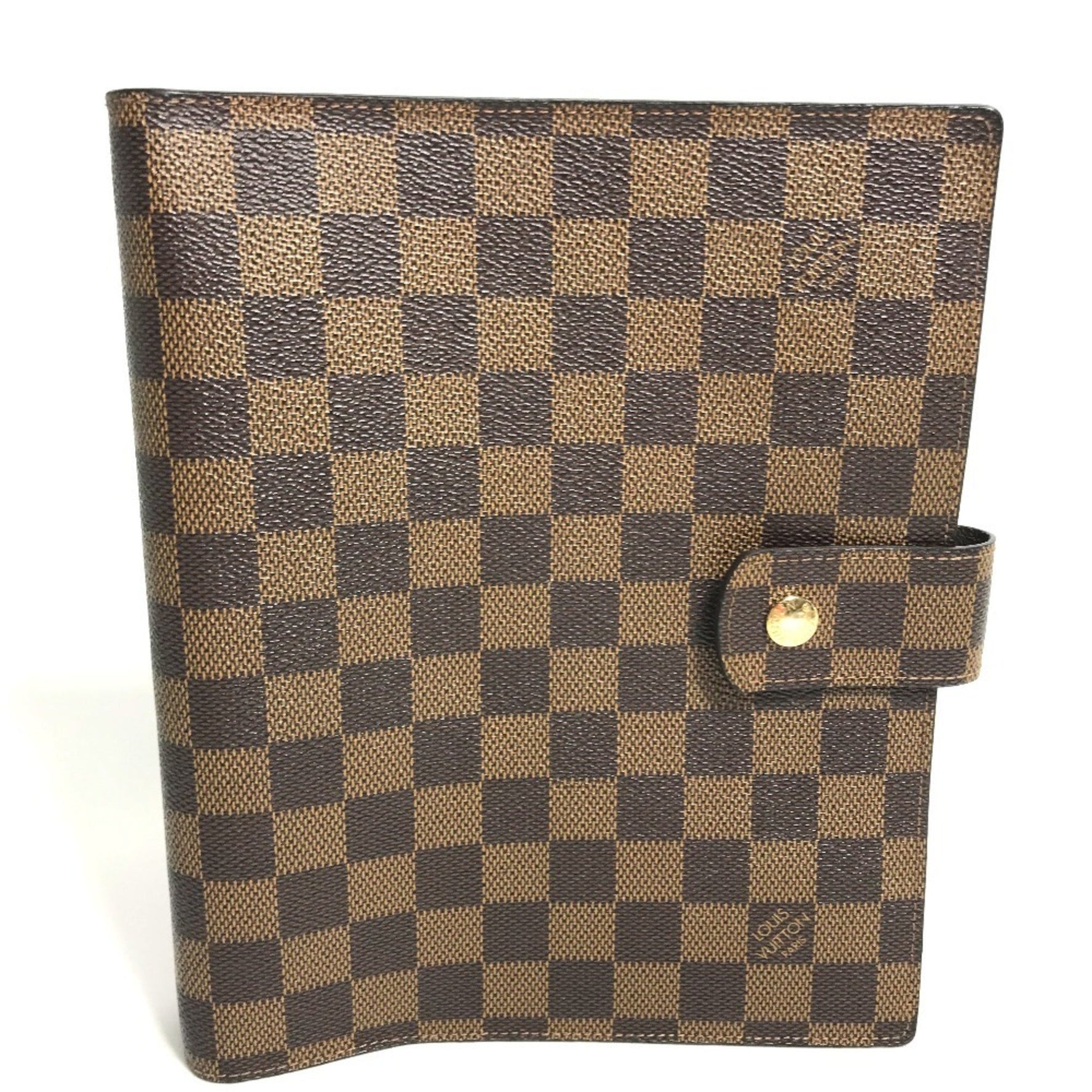 Louis Vuitton Damier Agenda GM Notebook Cover Canvas Ebene Brown