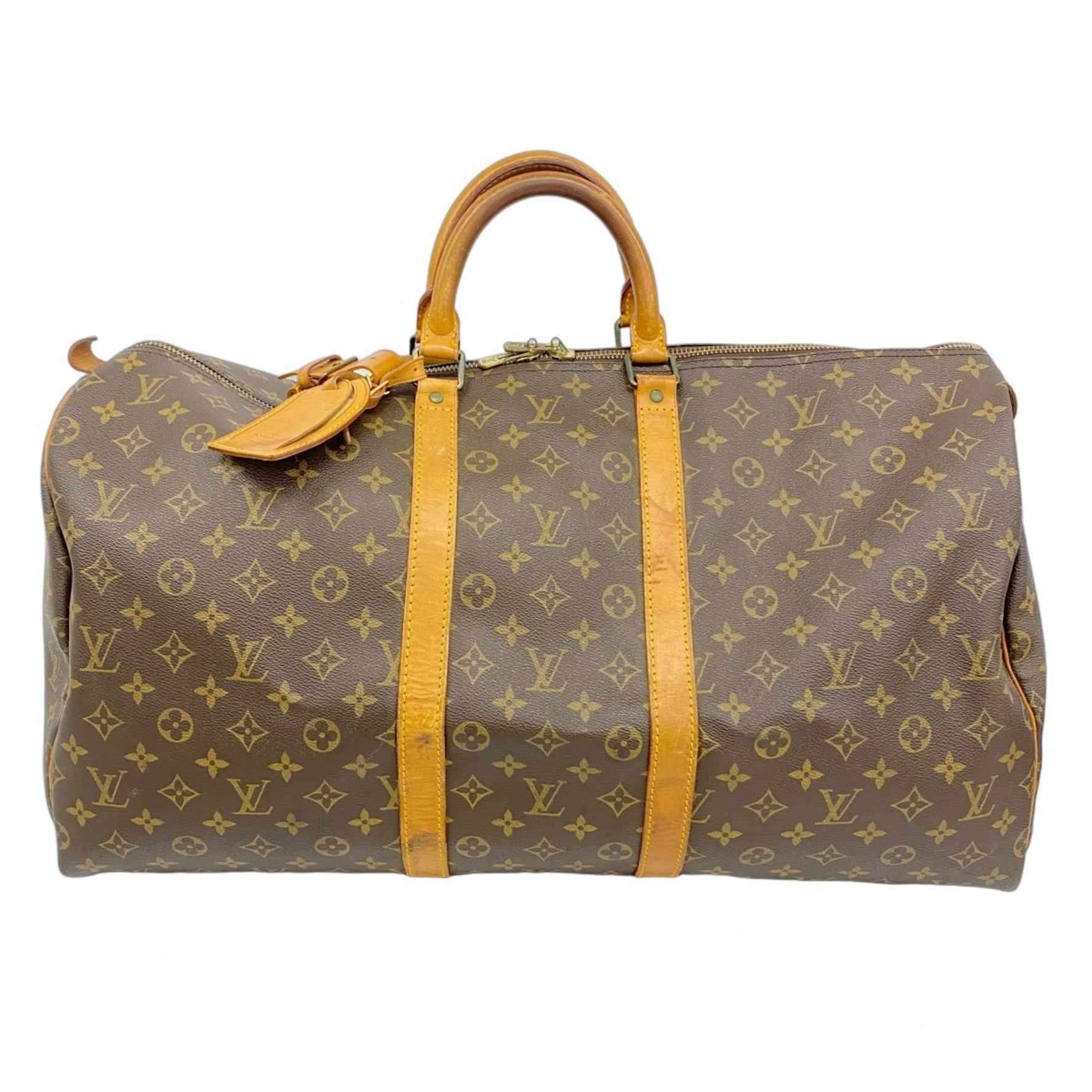 Louis Vuitton Monogram Keepall 55 Boston Bag Men's and