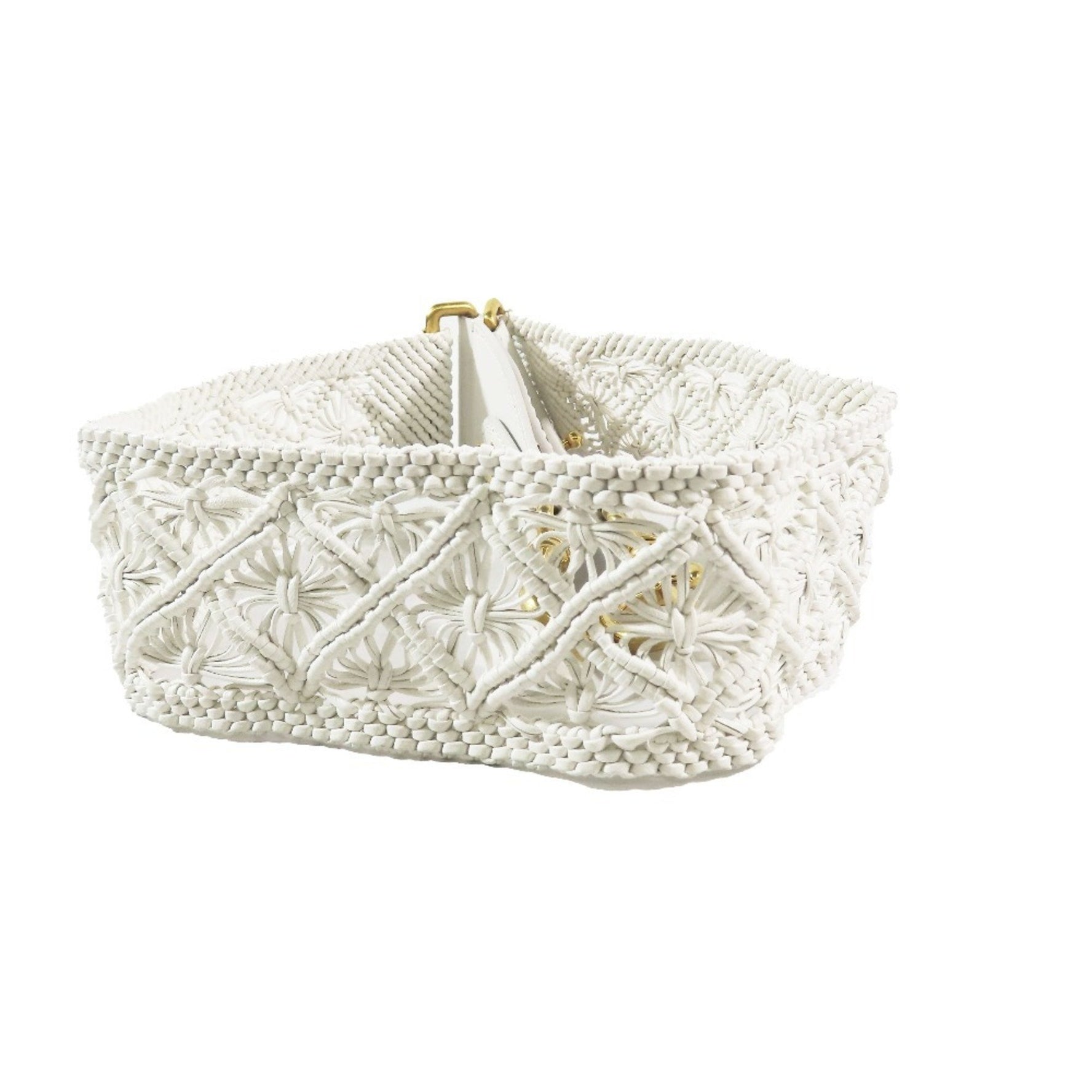 Christian Dior Shoulder Strap for Bags, Macramé Weave, Gold Hardware, Accessory
